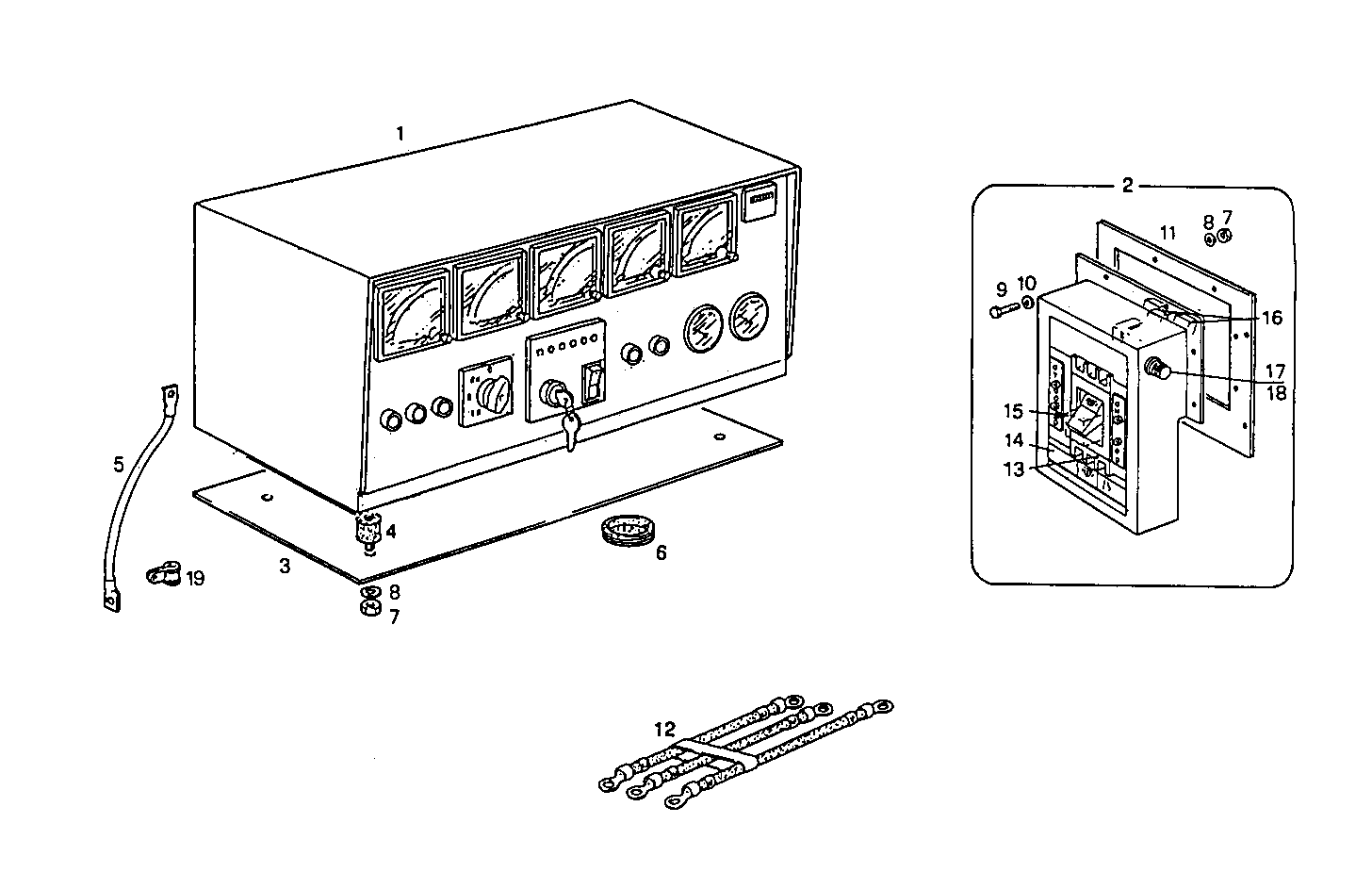 250KVA 220V 50HZ - GE8210SRi25.00A955 GE8210SRI25 parts diagram