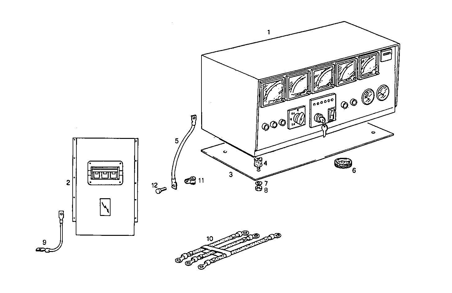80-95KVA 220V 50-60Hz - GE8061Si16.05A955 GE8061Si16 parts diagram