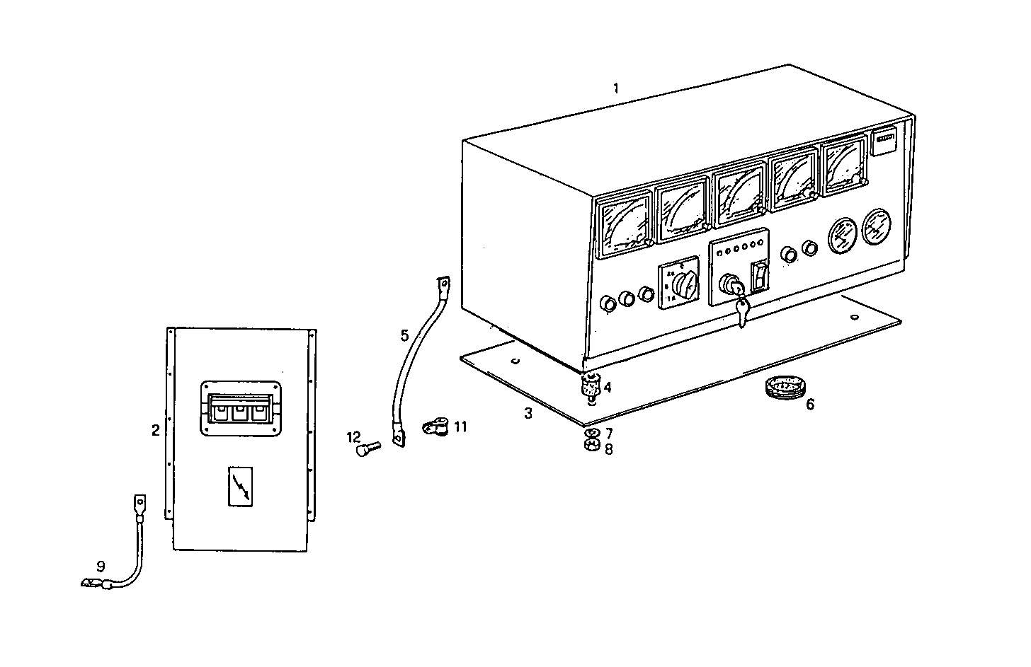 80KVA 380V 50Hz - GE8061Si16.05A955 GE8061Si16 parts diagram