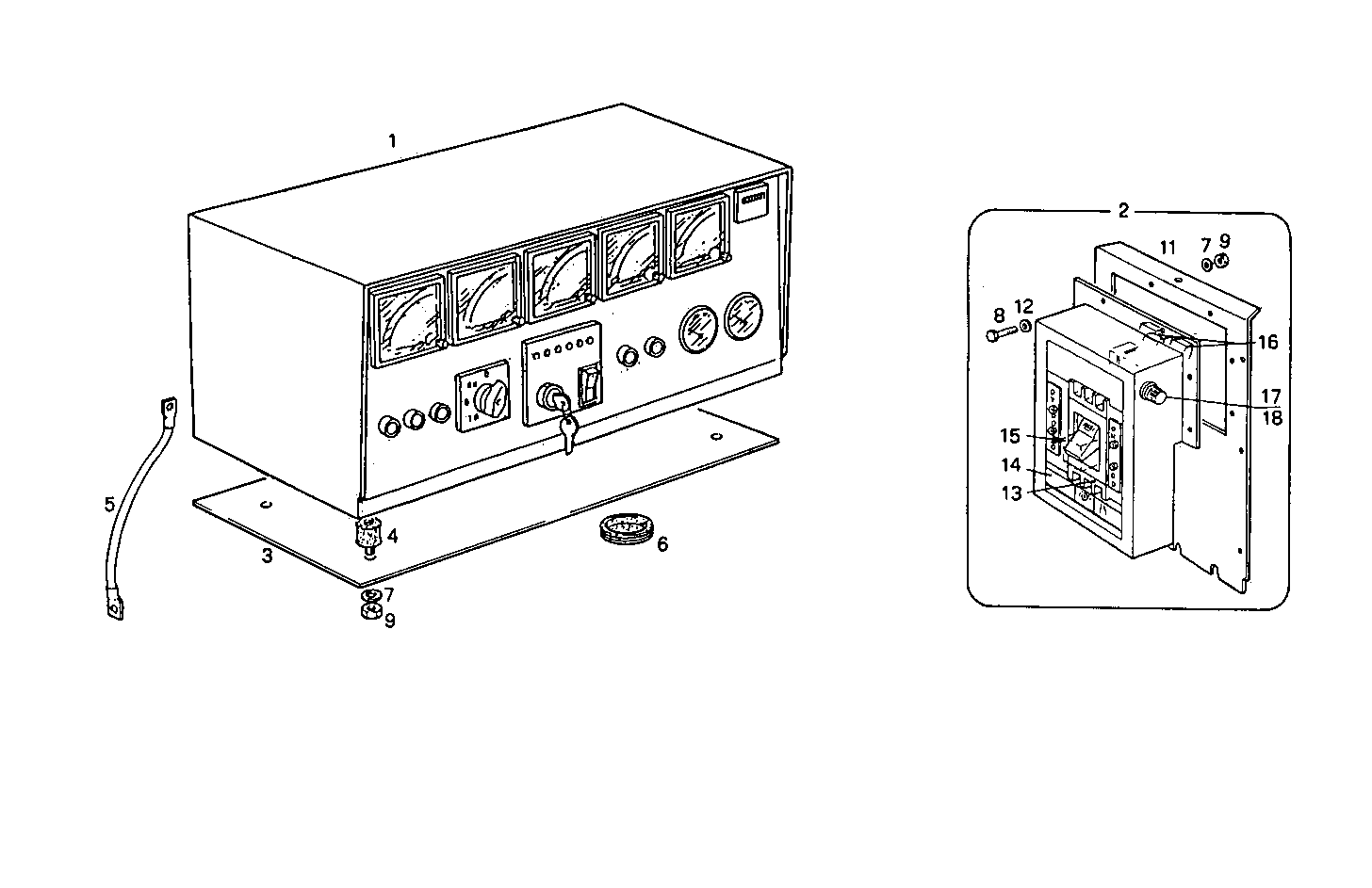 80-95KVA 380V 50-60HZ - GE8061Si16.06A957 GE8061Si16 parts diagram