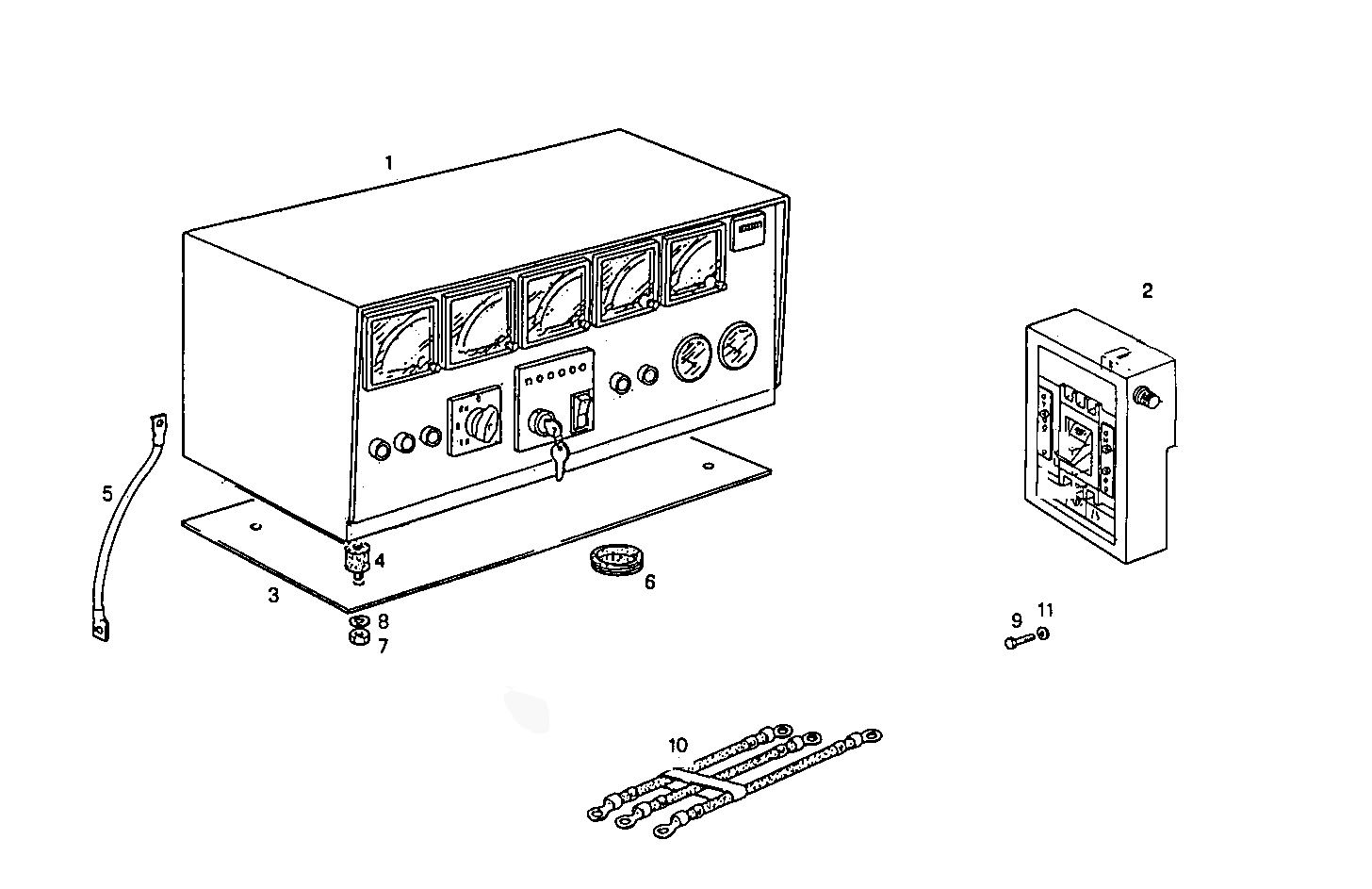 MANUAL CONTROL BOARD FOR ELECT. MACHINE - GE8361SRi26.07R970 GE8361SRi26 parts diagram
