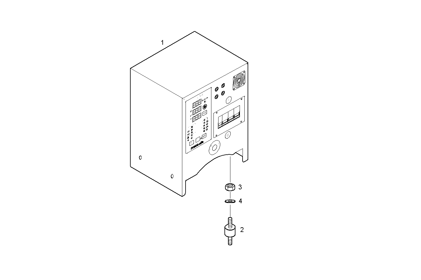 MANUAL CONTROL BOARD FOR ELECT. MACHINE - 8031i06.05 8031i06 parts diagram