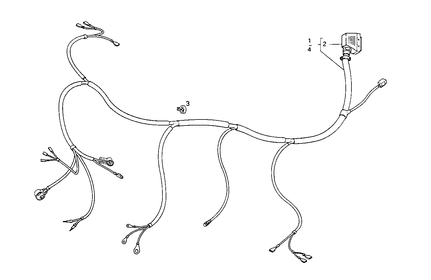 CABLES AND FITTING  FOR GENSET - GE8031i06.05R921 GE8031i06 parts diagram