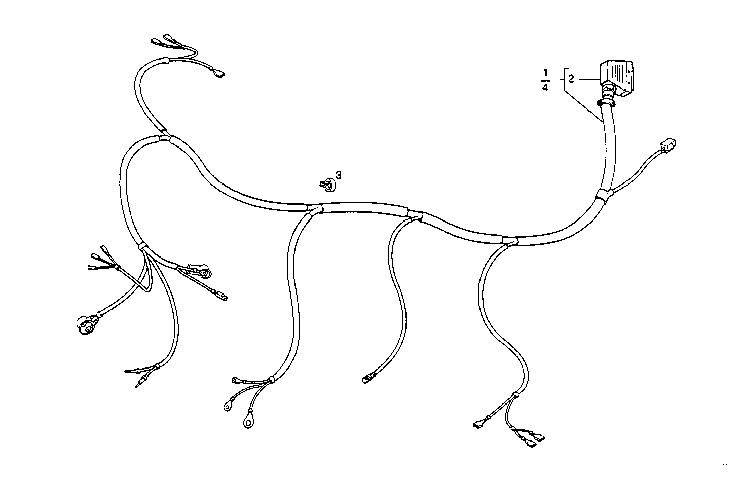 CABLES AND FITTING  FOR GENSET - GE8061SRi25.06A955 GE8061SRi25 parts diagram