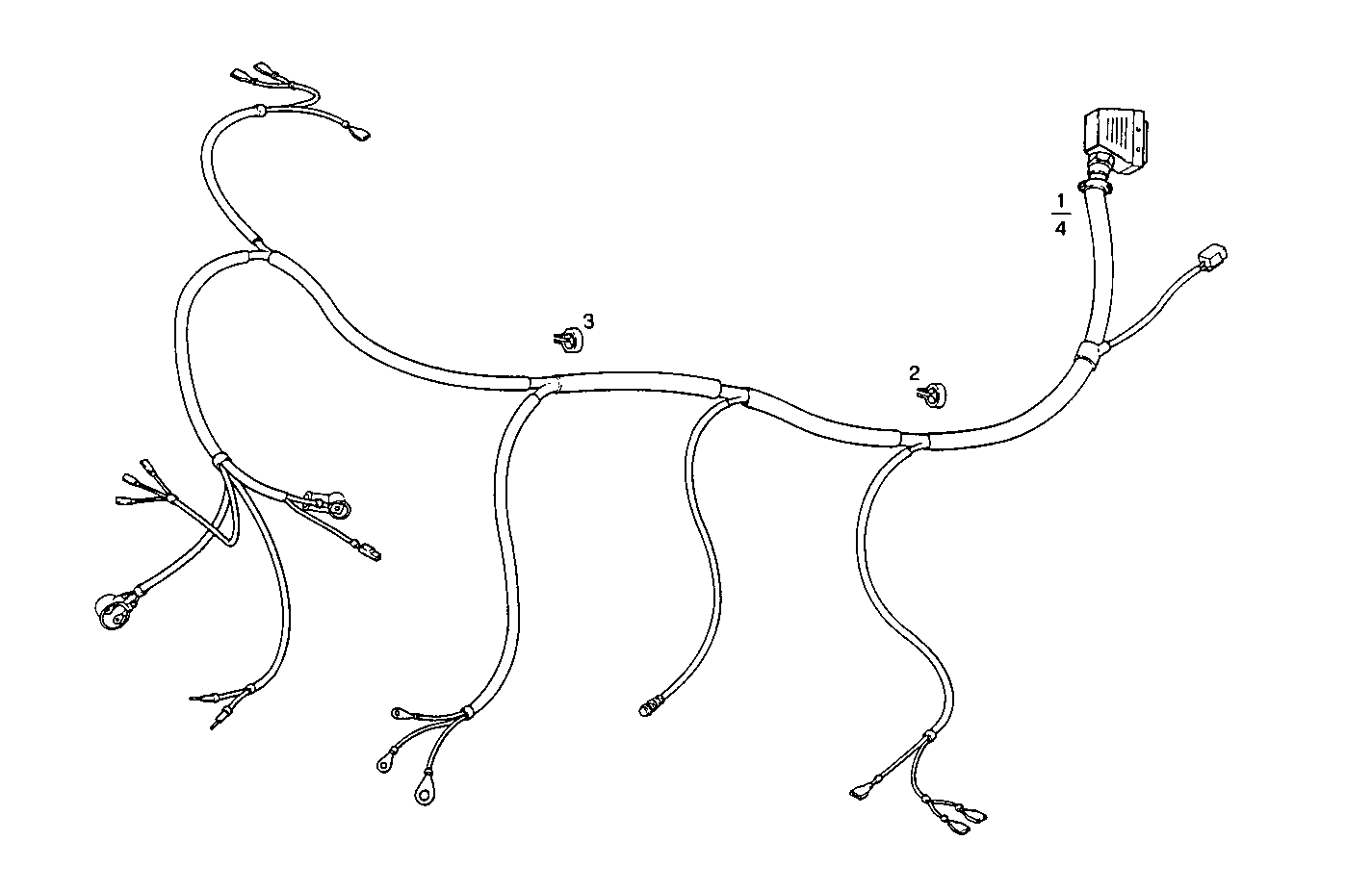 CABLES AND FITTING  FOR GENSET - 8210Si15.00 8210Si15 parts diagram