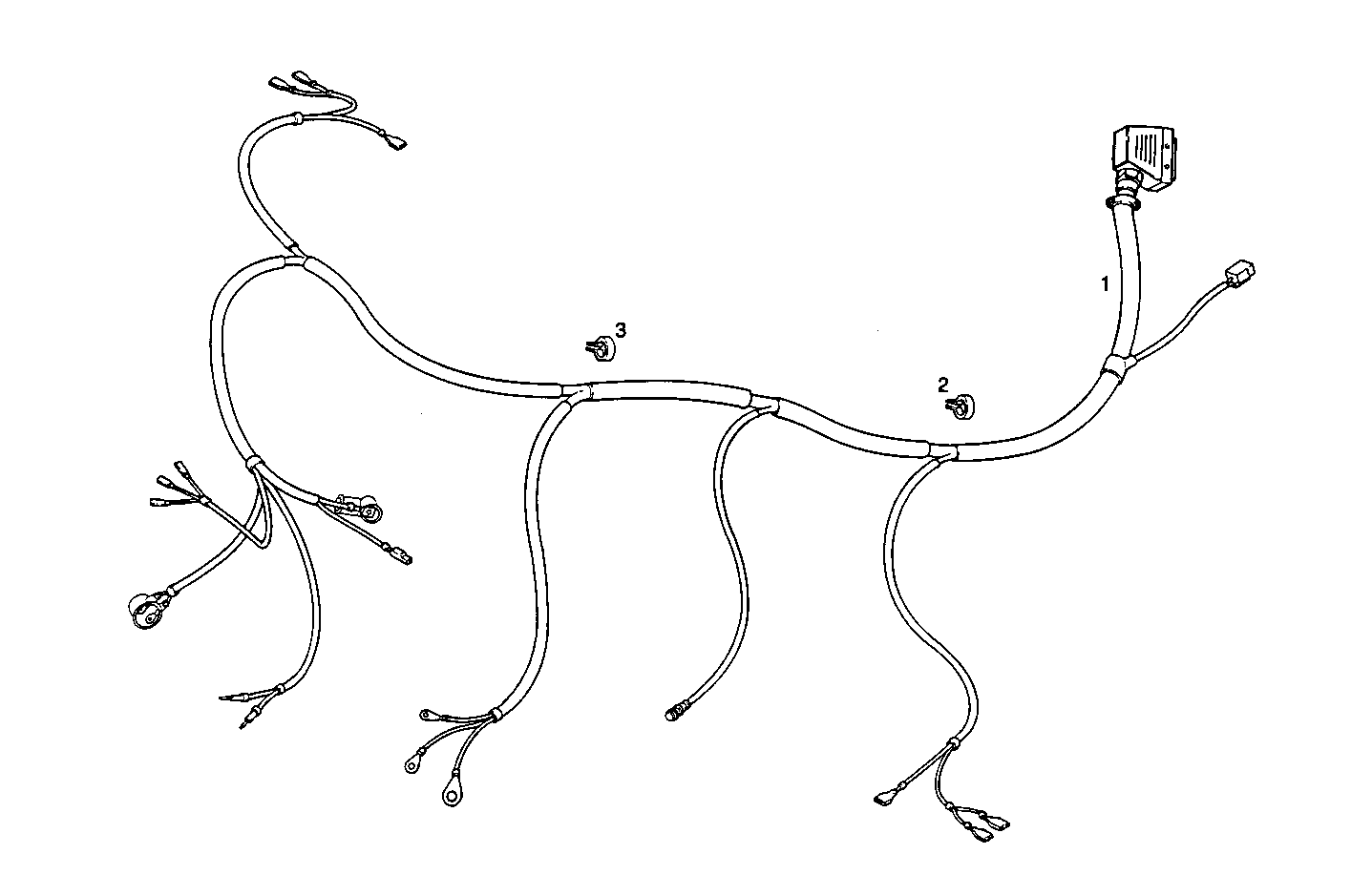 CABLES AND FITTING  FOR GENSET - GE8281SRi27.00A955 GE8281SRi27 parts diagram