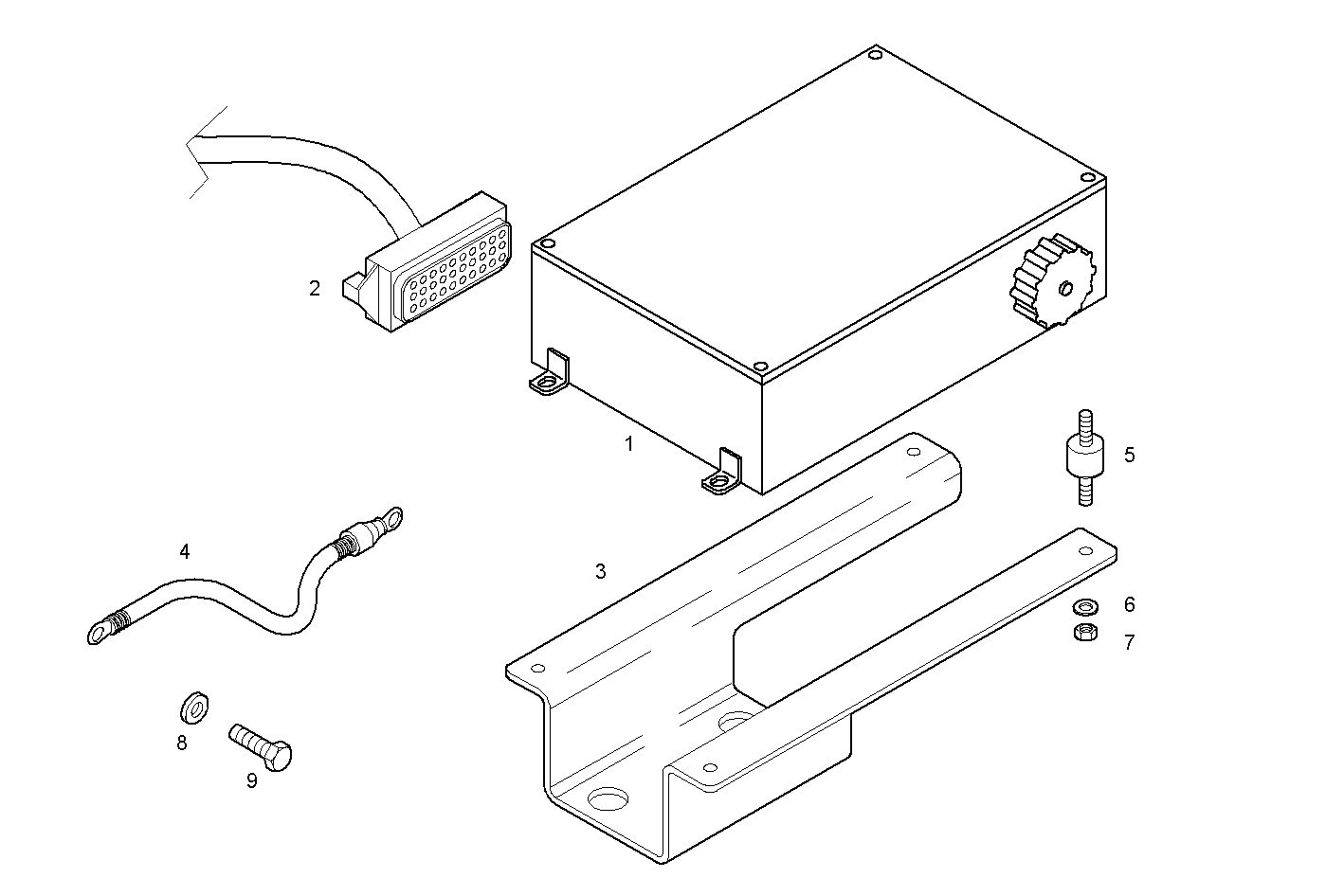 CABLES AND FITTING - GECURSOR350E.A551 CURSOR 13 parts diagram