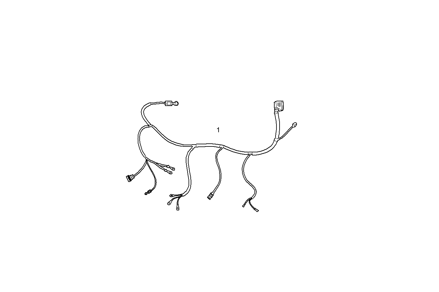 CABLES AND FITTING  FOR GENSET - VECTOR8TE2.A002 VECTOR 8 parts diagram