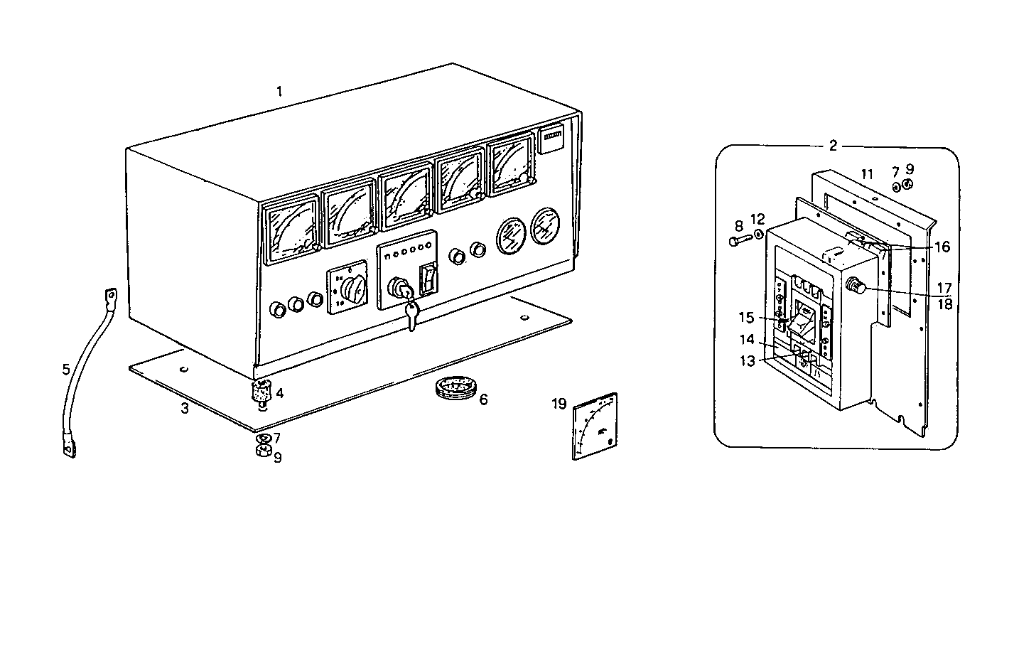 80-95KVA 380V 50-60HZ - GE8061Si16.06A957 GE8061Si16 parts diagram