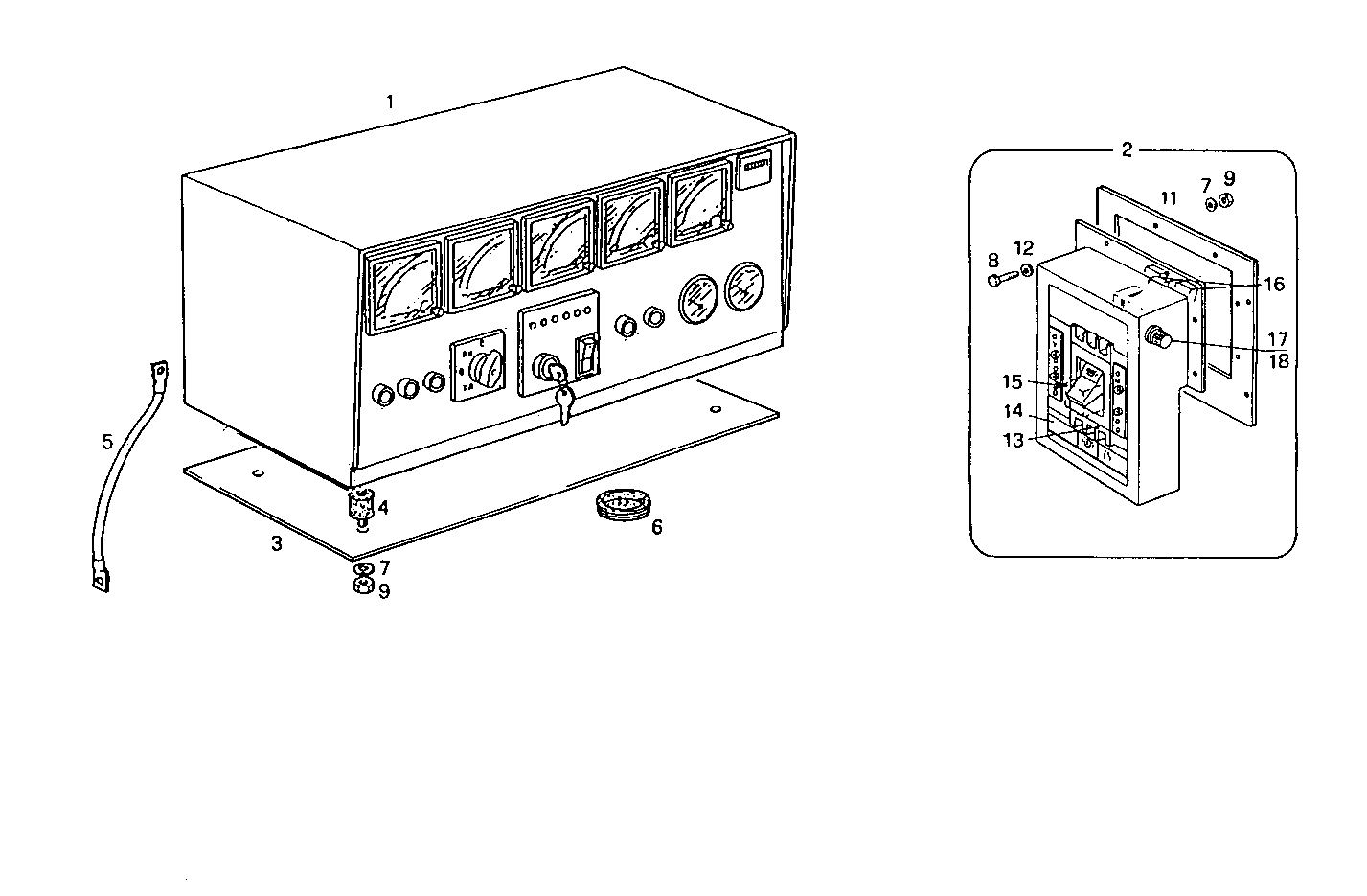 80-95KVA 380V 50-60HZ - GE8061Si06.05A956 GE8061si06 parts diagram