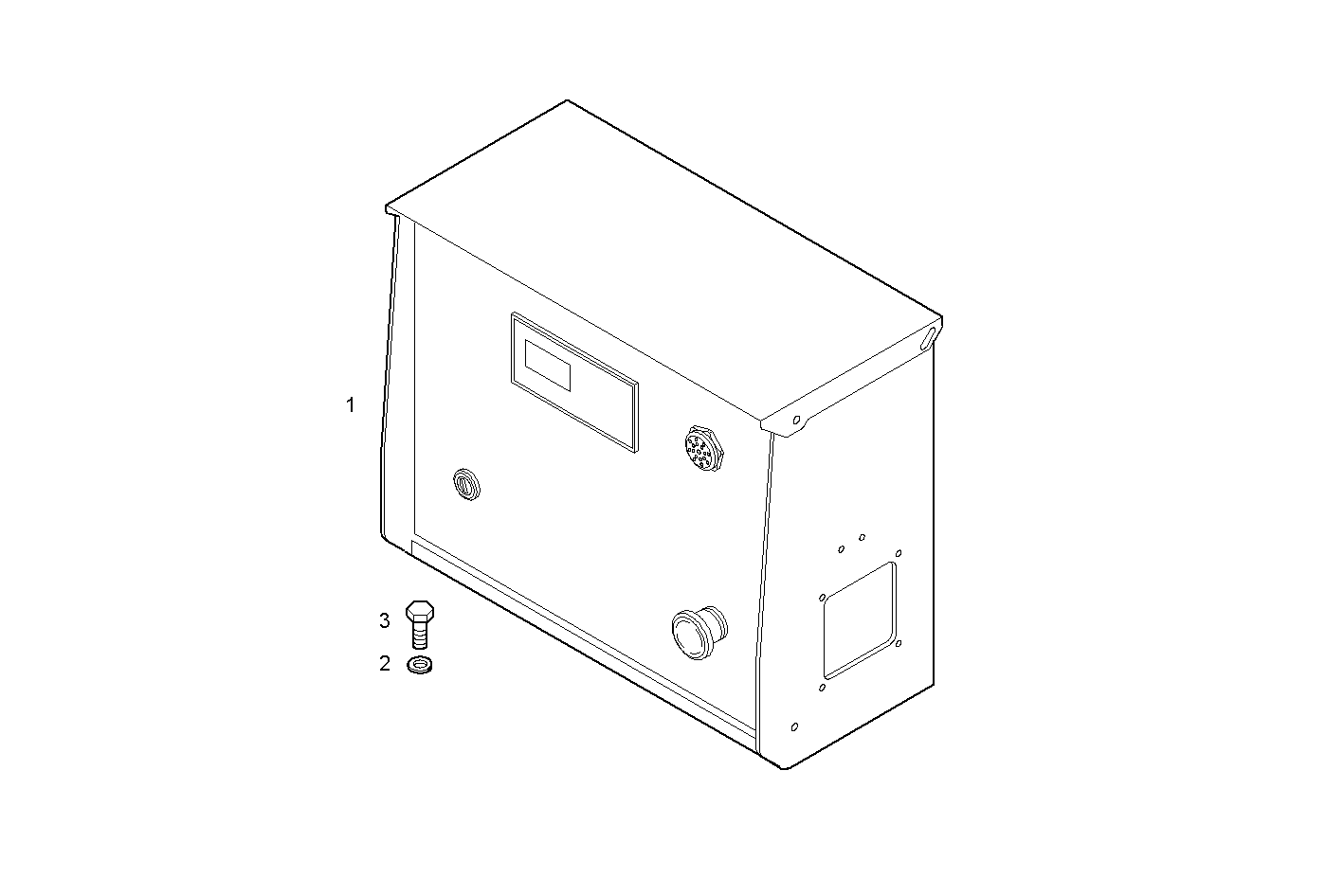 AUTOMATIC  CONTROL PANEL - GENEF100M.R980 NEF 4 mechanic. parts diagram