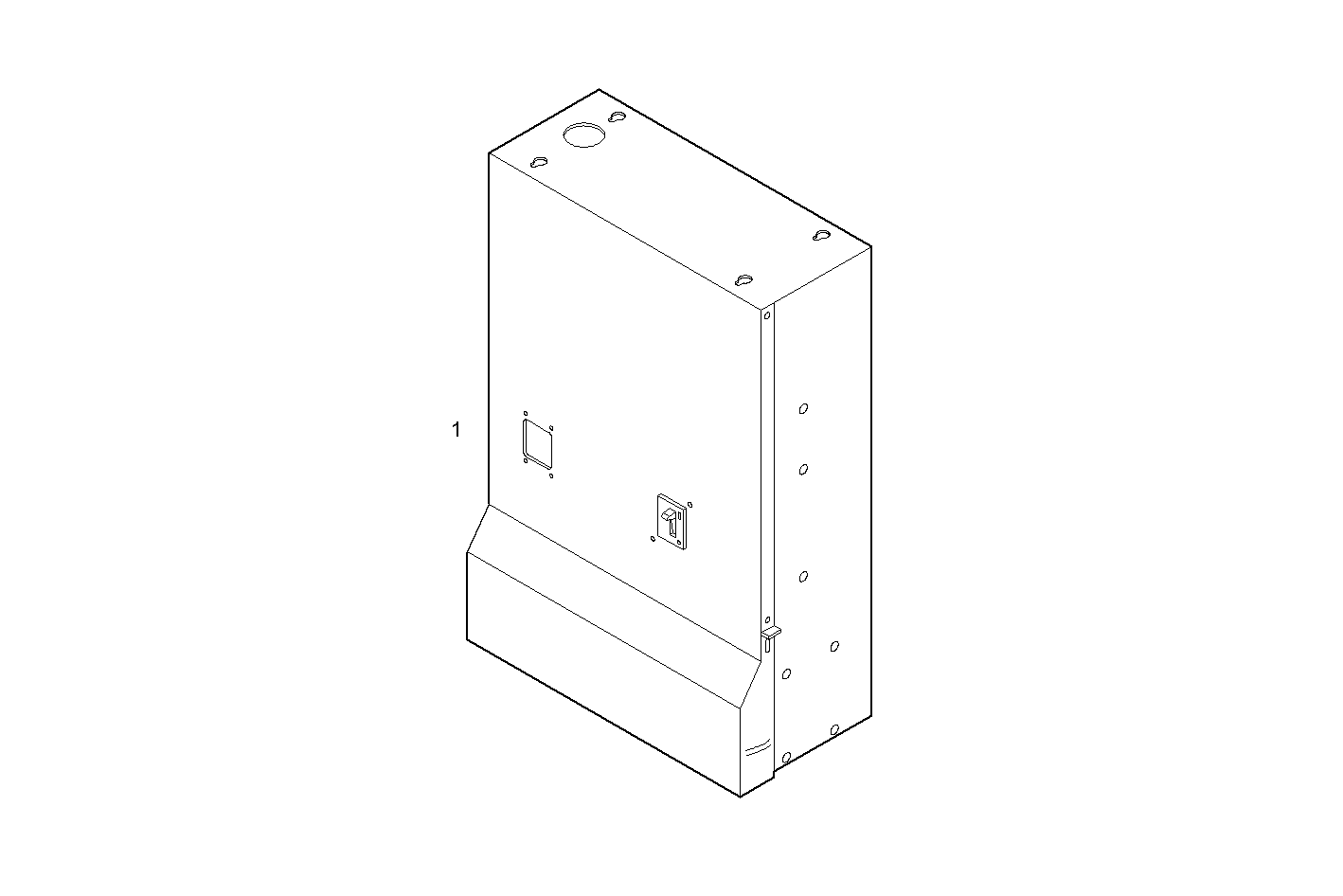 POWER SWITCHBOARD - GENEF130M.1R980 NEF 6 mechanic. - TIER 2 parts diagram