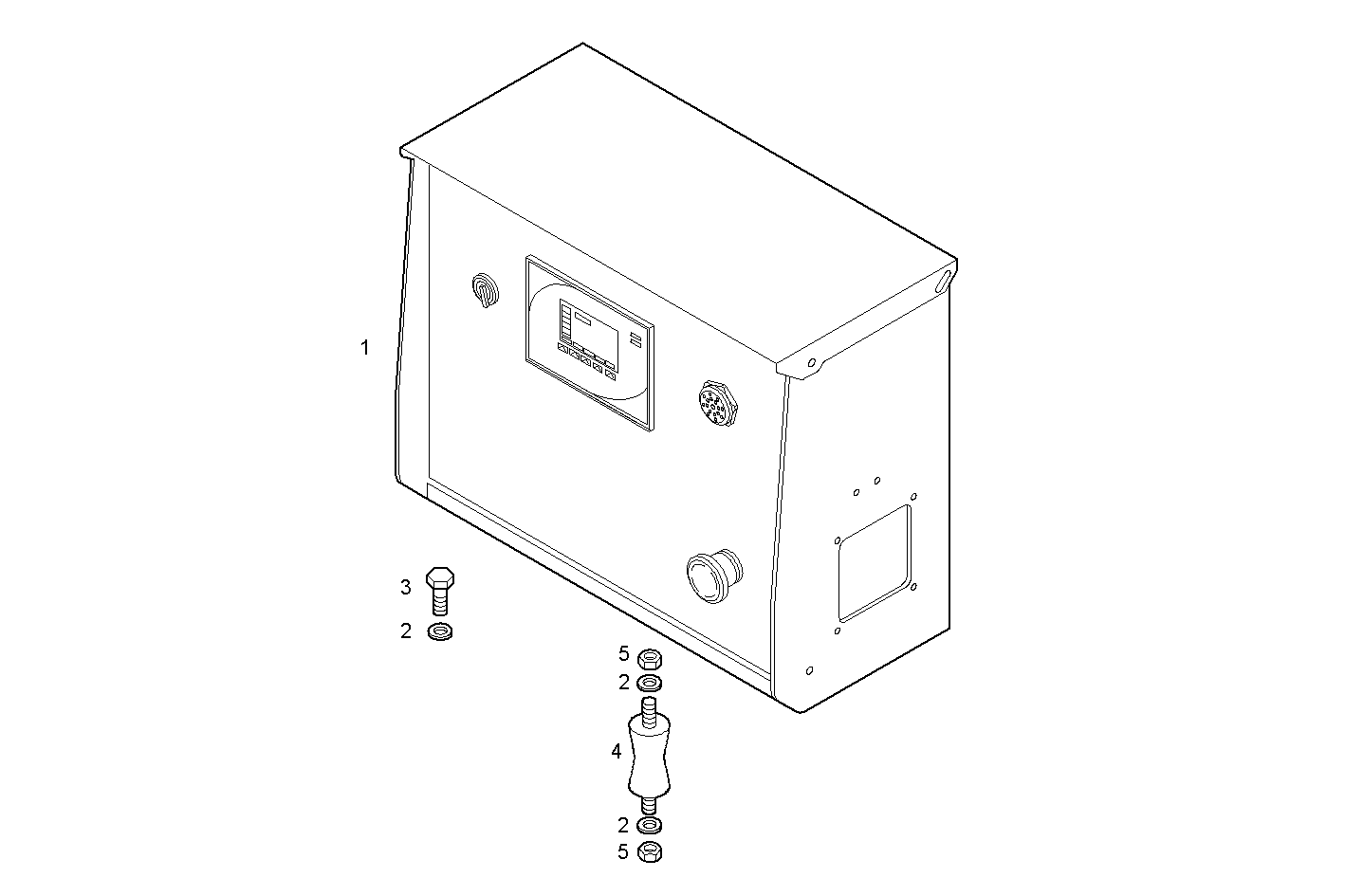 MANUAL CONTROL BOARD - GECURSOR300ED.R990 CURSOR 10 - TIER 3 parts diagram