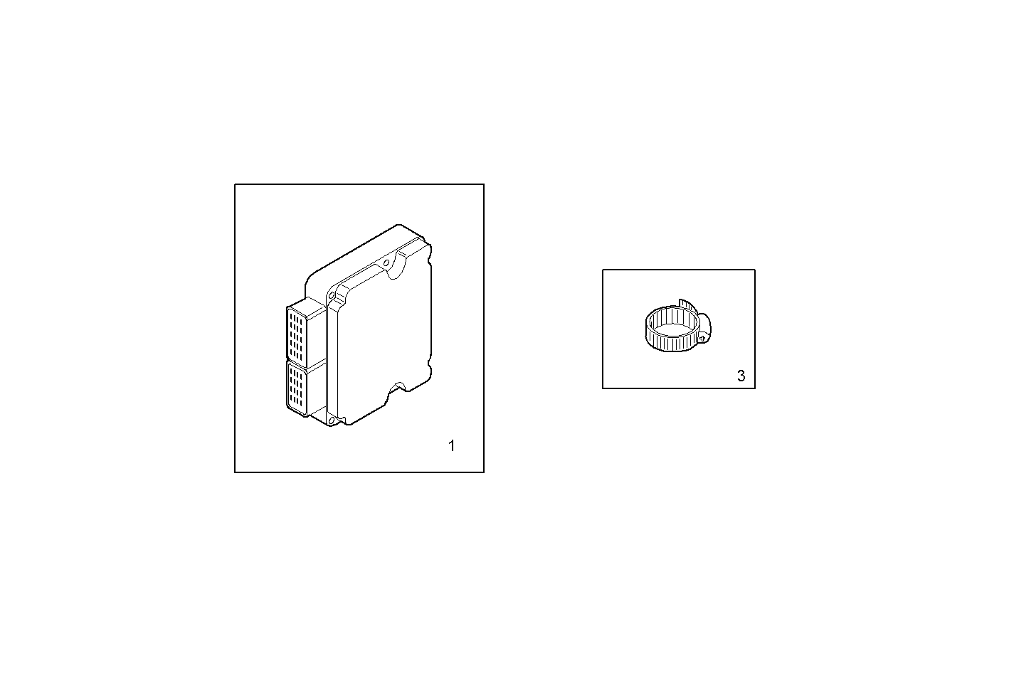 ELECTRONIC CONTROL UNIT - S23ENSC24.10A005 SOFIM HPI 2.3L - EURO 3 parts diagram