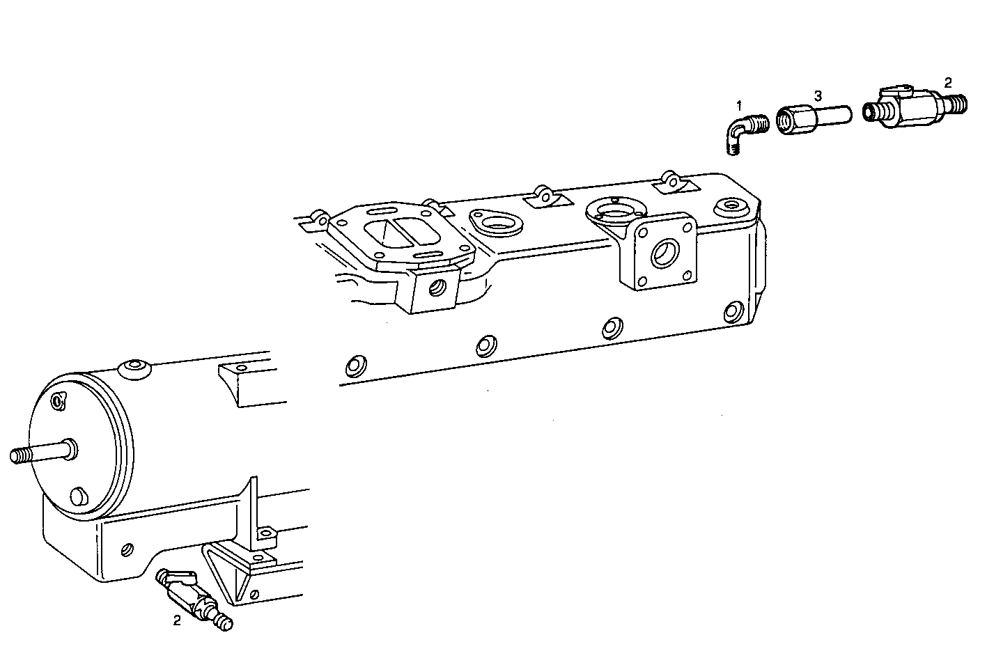 PREARRANGEMENT FOR CALORIFIER - 8061SRM30.10 8061SRM30 parts diagram