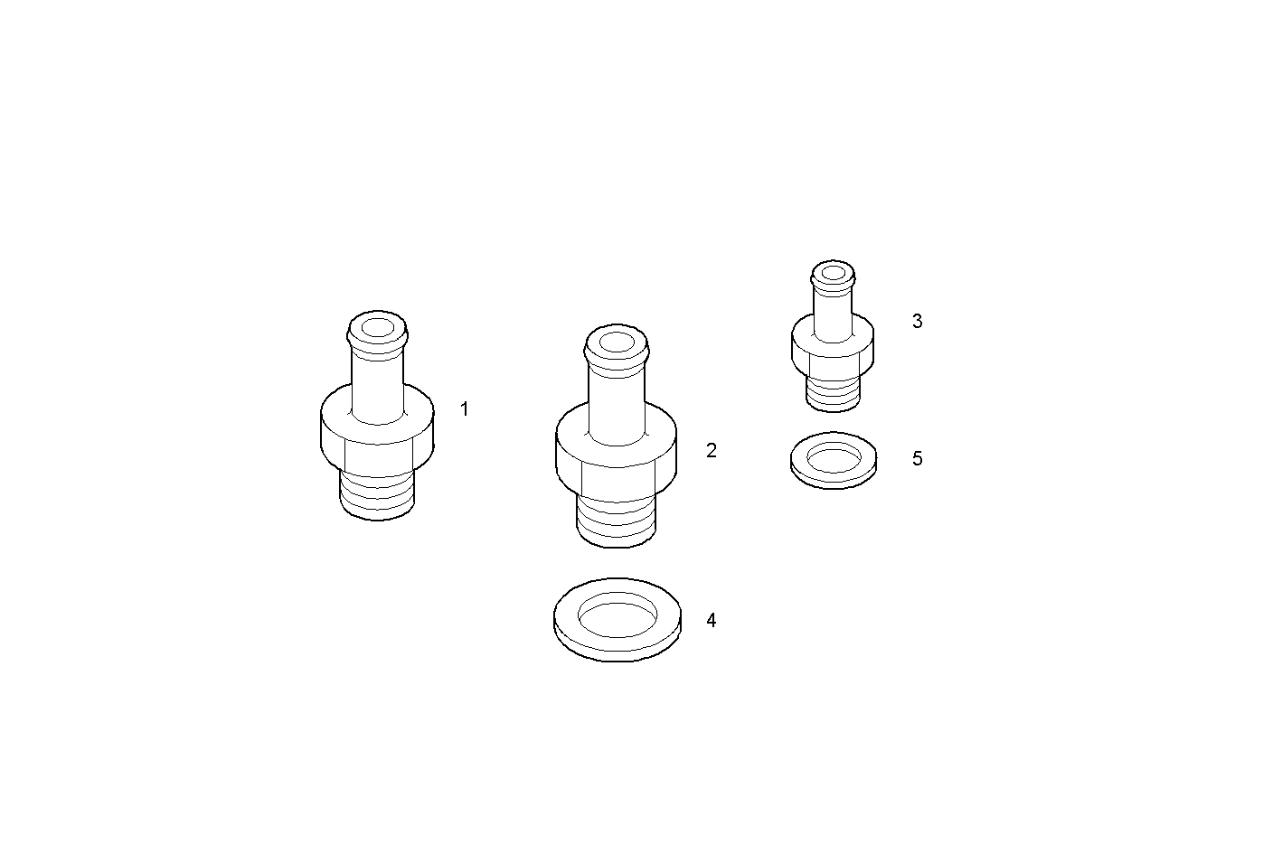 PREARRANGEMENT FOR CALORIFIER - N45MSTD20.50 NEF 4 mechanic. - TIER 2 parts diagram