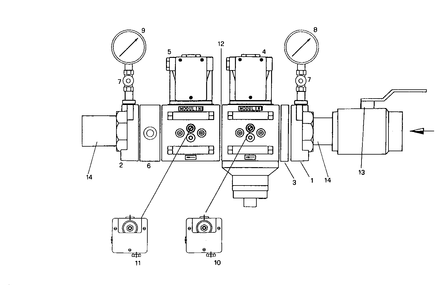 GAS CONTROL TRAIN - GE8281SRG75.10A80E GE8281SRG75 parts diagram