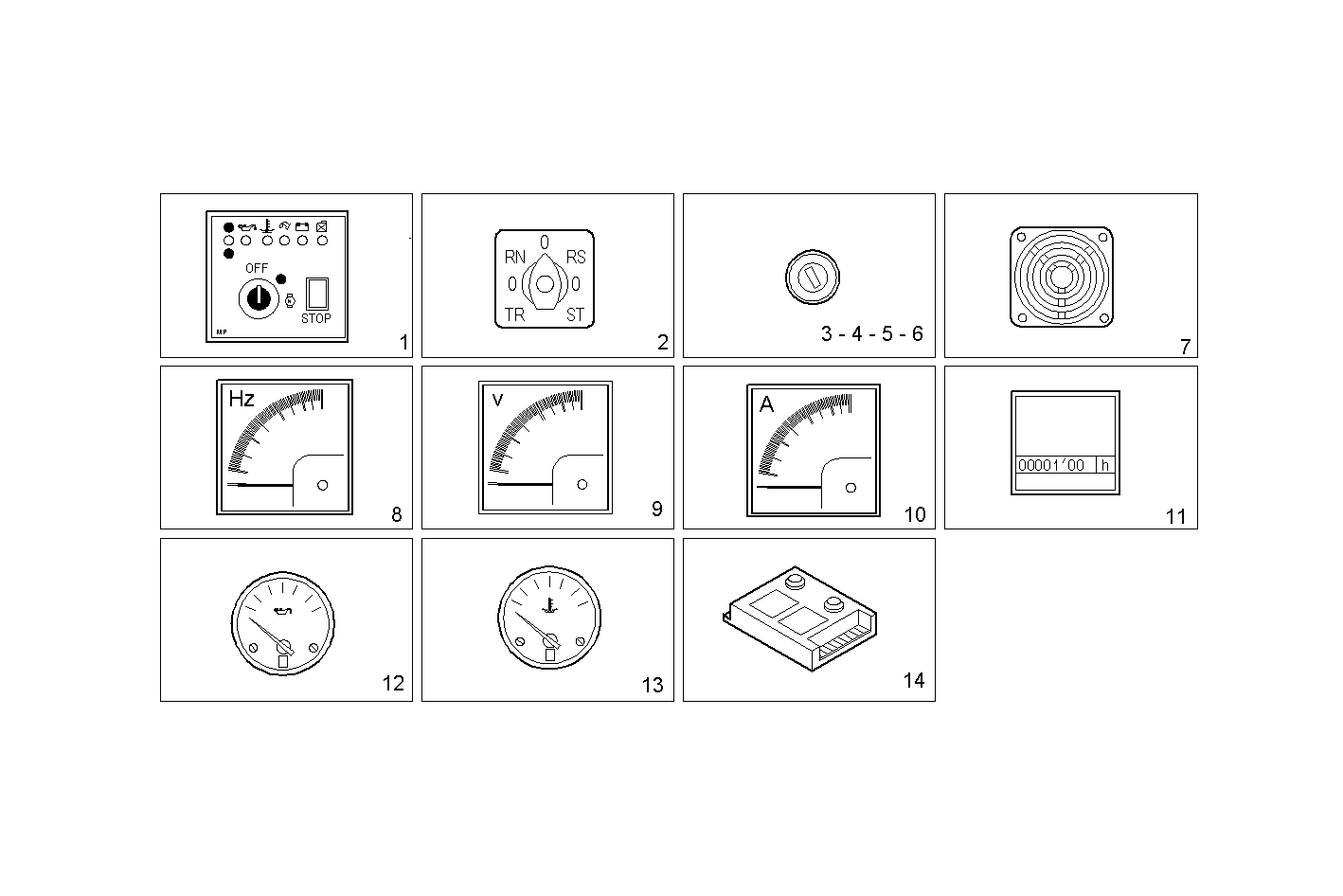 MANUAL CONTROL BOARD FOR ELECT. MACHINE - GE8361SRi26.07R970 GE8361SRi26 parts diagram