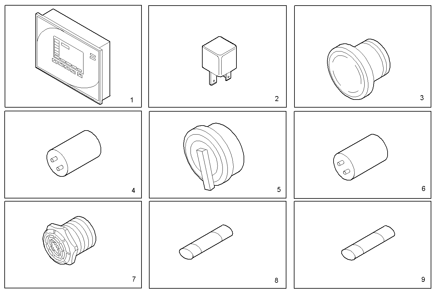 MANUAL CONTROL BOARD - N67MNTE60.00 NEF 6 mechanic. - TIER 2 parts diagram