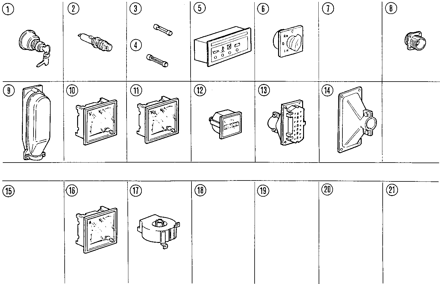 MANUAL CONTROL BOARD - GE8031i05.05A900 GE8031i05 parts diagram
