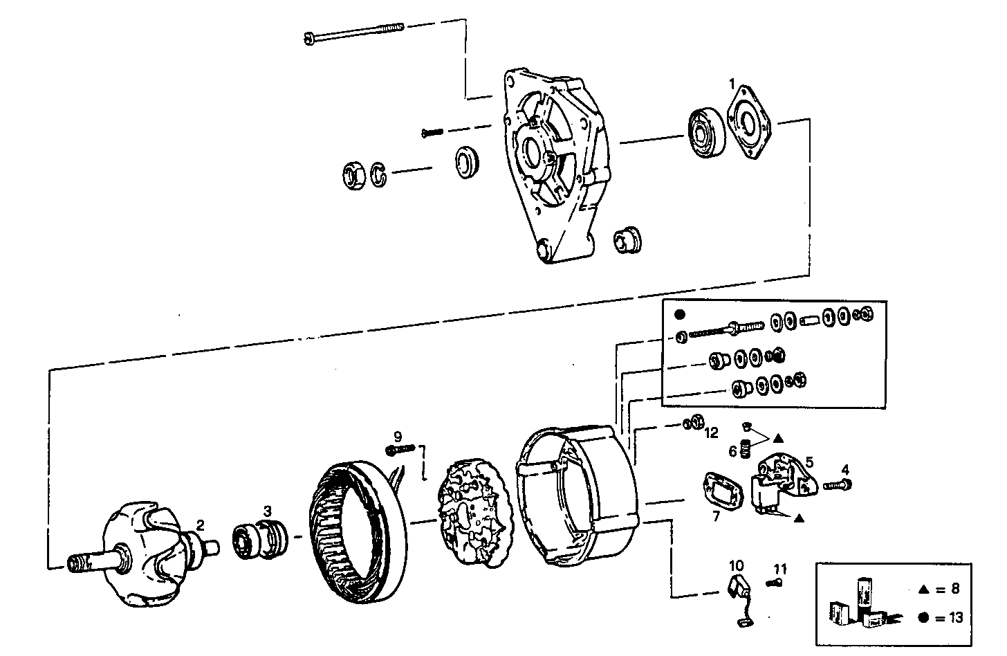 ALTERNATOR - 8065SE00.00 8065SE00 parts diagram