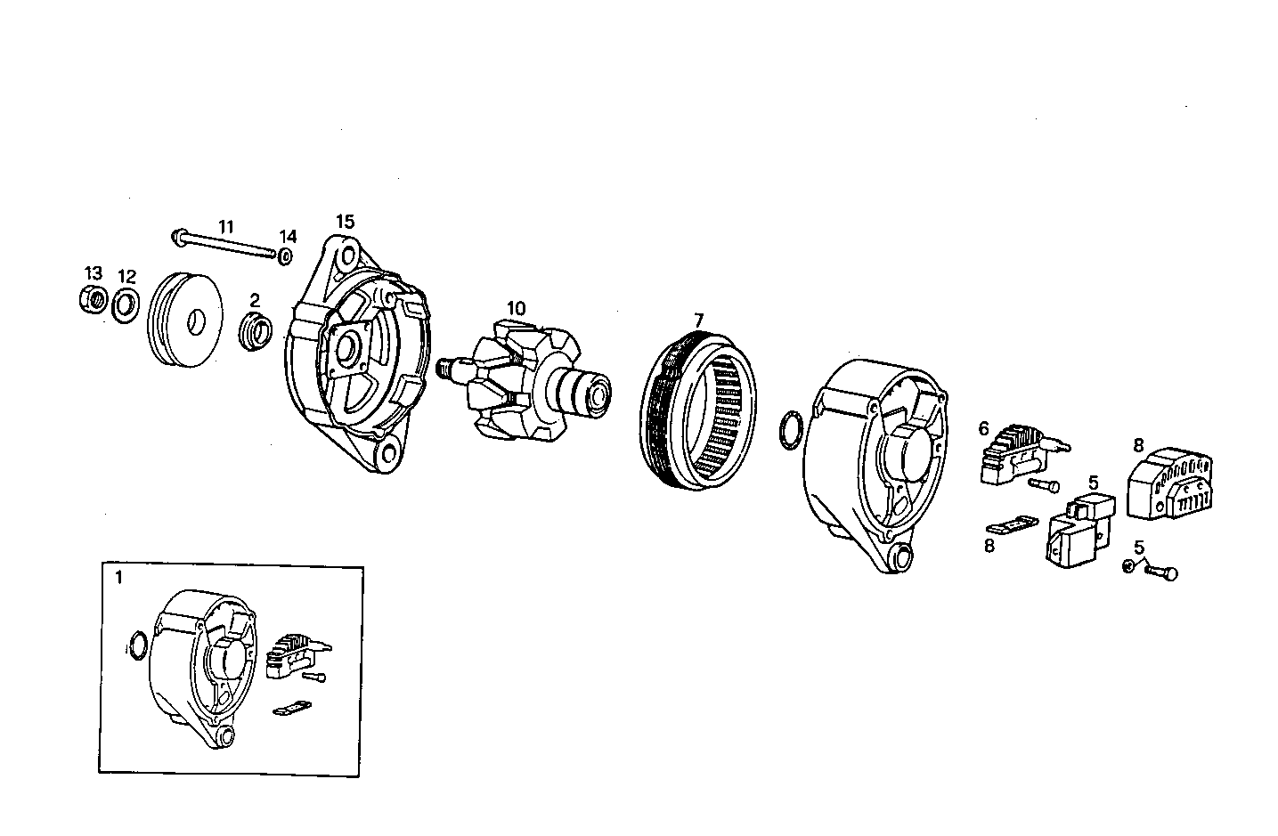 SELF-REGULATED ALTERNATOR - GE7675G86.05A71E GE7675G86 parts diagram