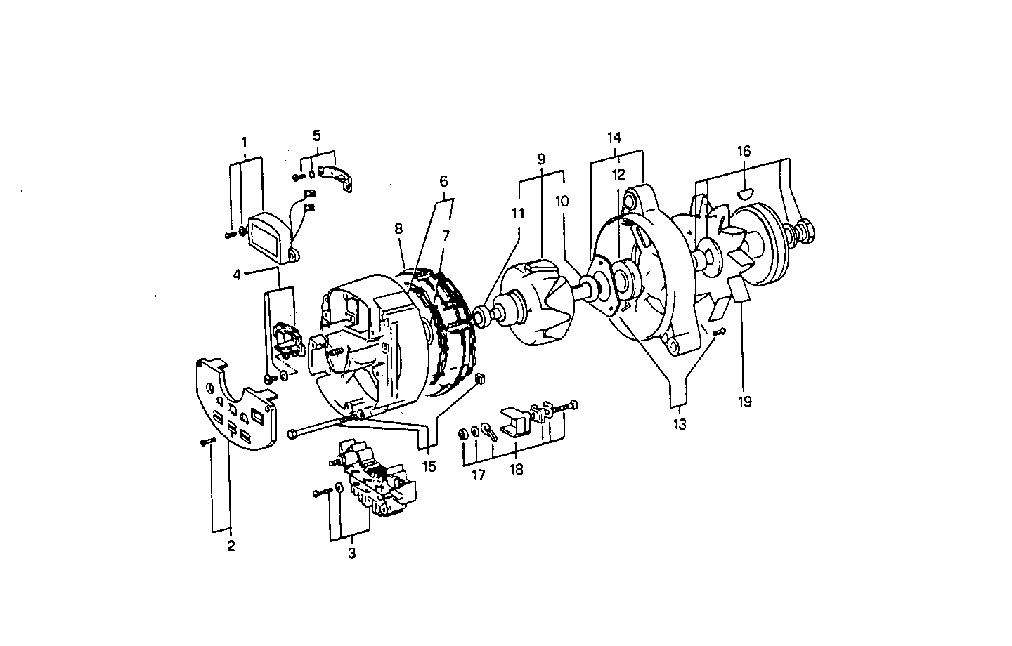 ALTERNATOR - 8041SRM15.10 8041SRM15 parts diagram