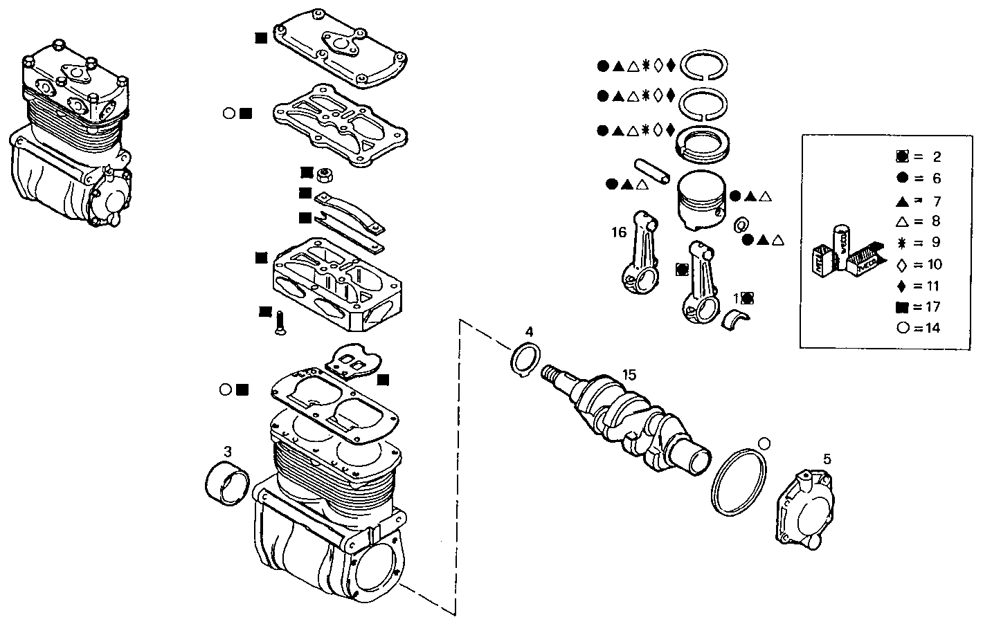 AIR COMPRESSOR - 8280SRC20.00 8280SRC20 parts diagram