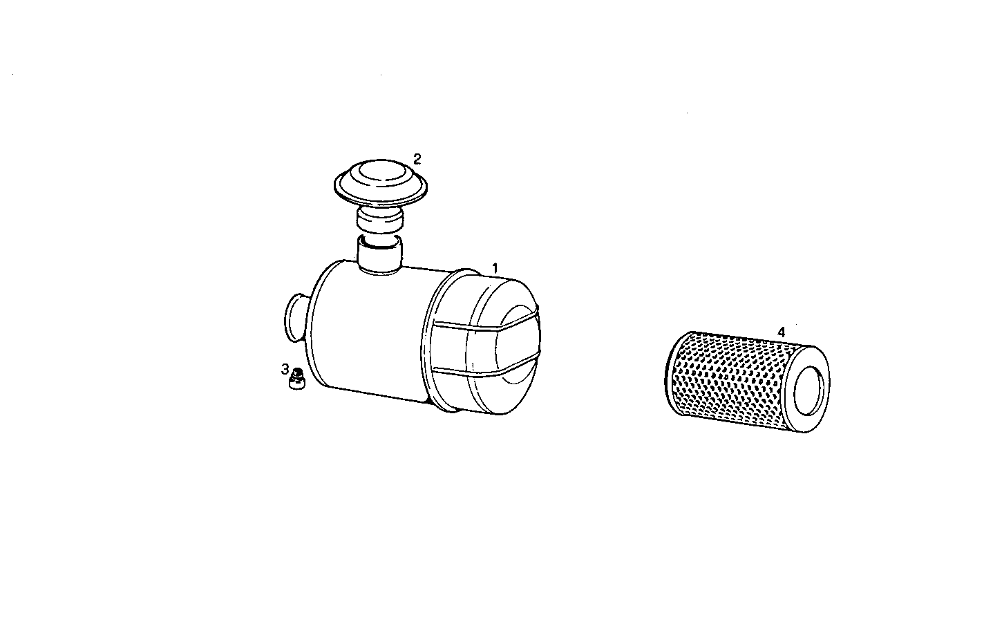DRY AIR CLEANER - 8281Si15.00A580 8281Si15 parts diagram