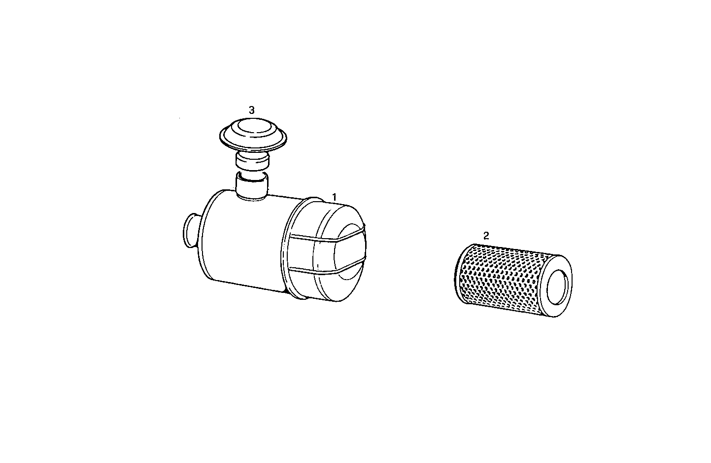 DRY AIR CLEANER - 8210SRi26.00 8210SRi26 parts diagram