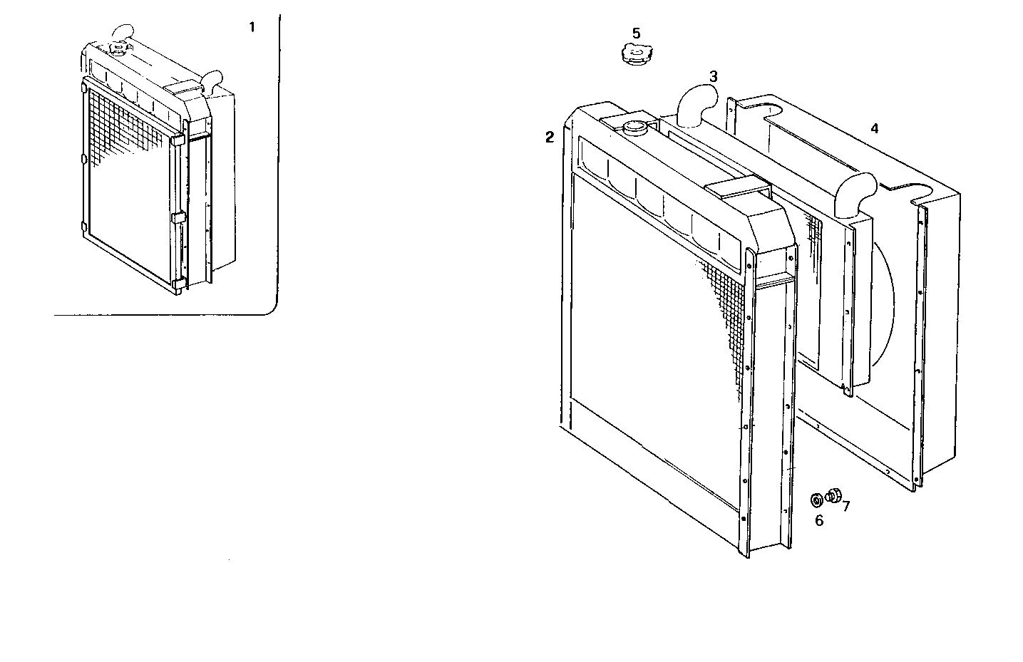 RADIATOR 2 CIRCUITS AIR/WATER (COMPONETS ) - GE8061SRi27.05R950 GE8061SRi27 parts diagram