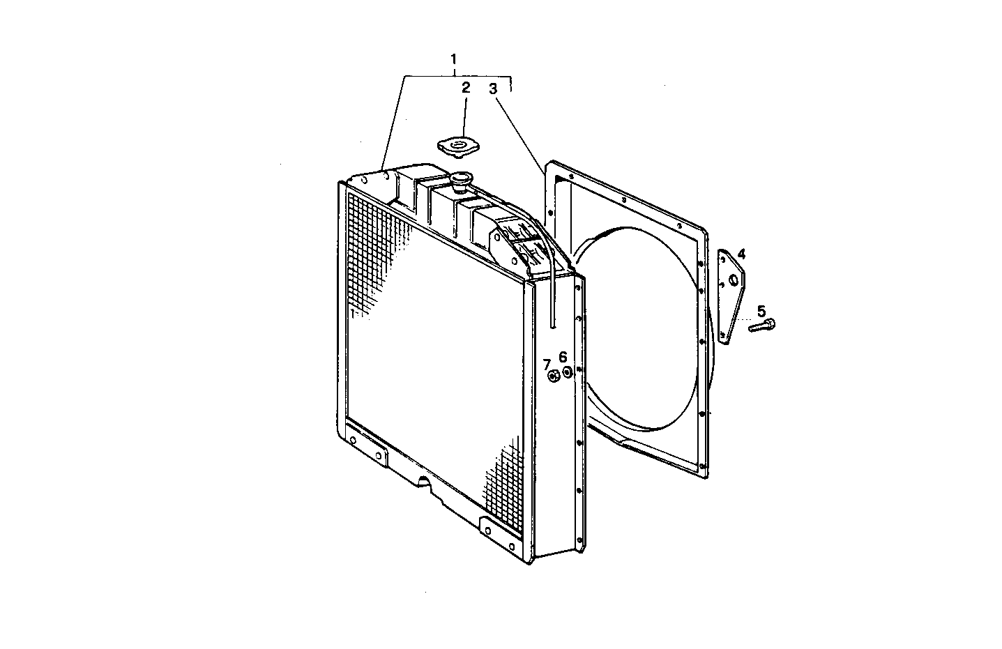 RADIATOR - 8041i05.05A800 8041i05 parts diagram