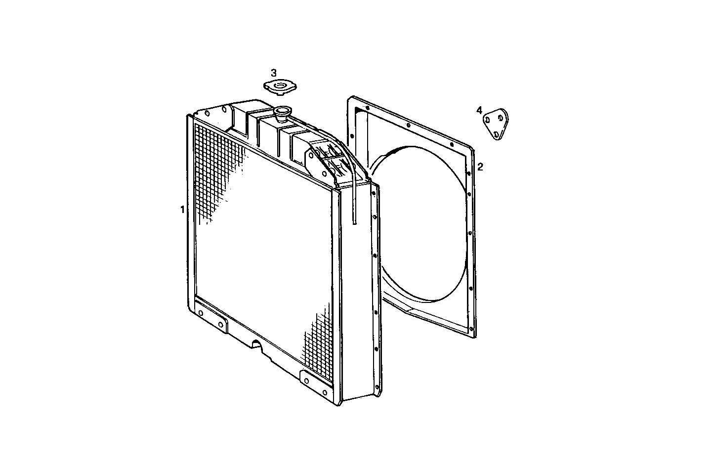 RADIATOR - PU8045E00.00A110 PU8045E00 parts diagram