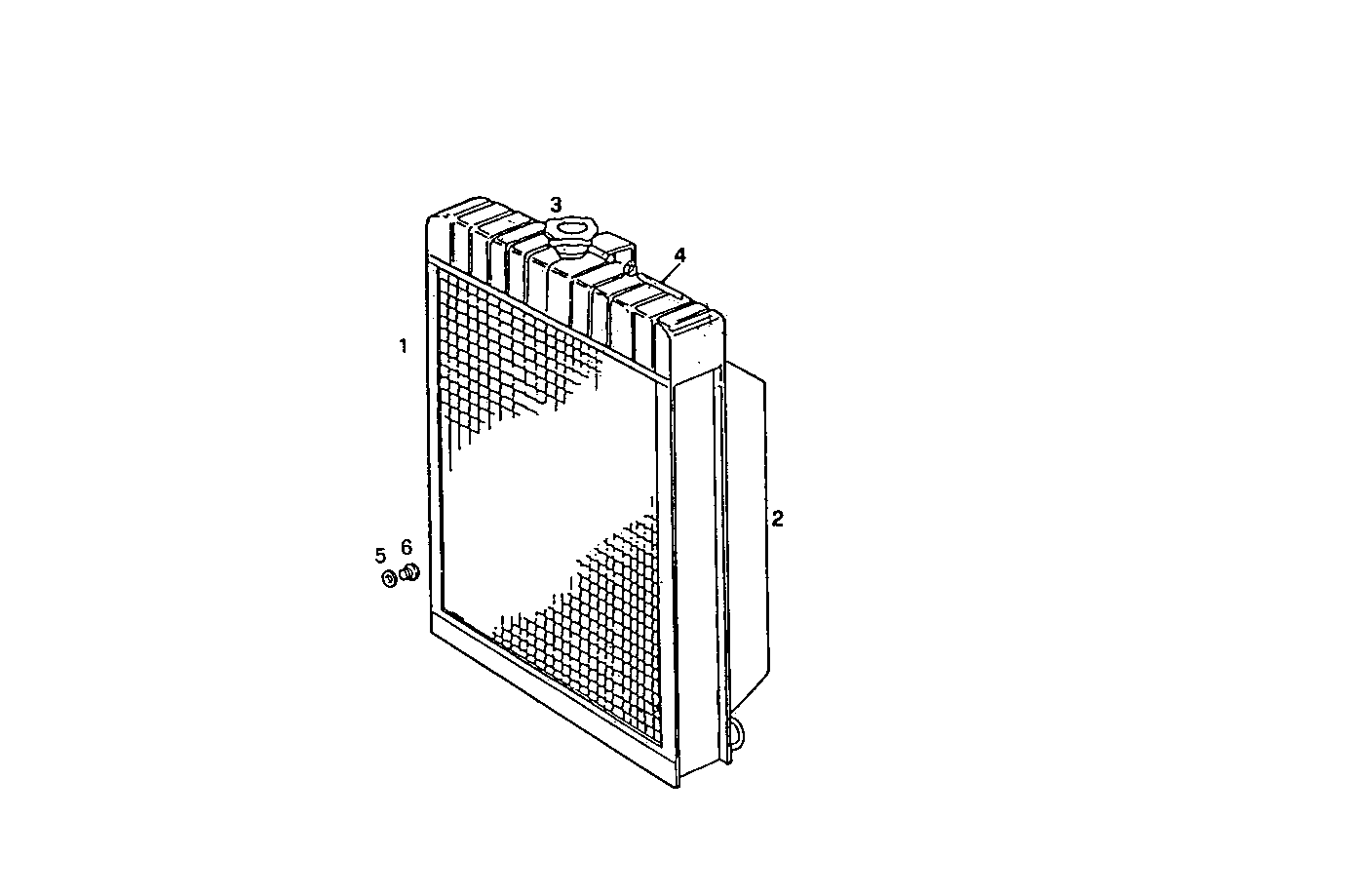 RADIATOR - 8065E00.00A004 8065E00 parts diagram