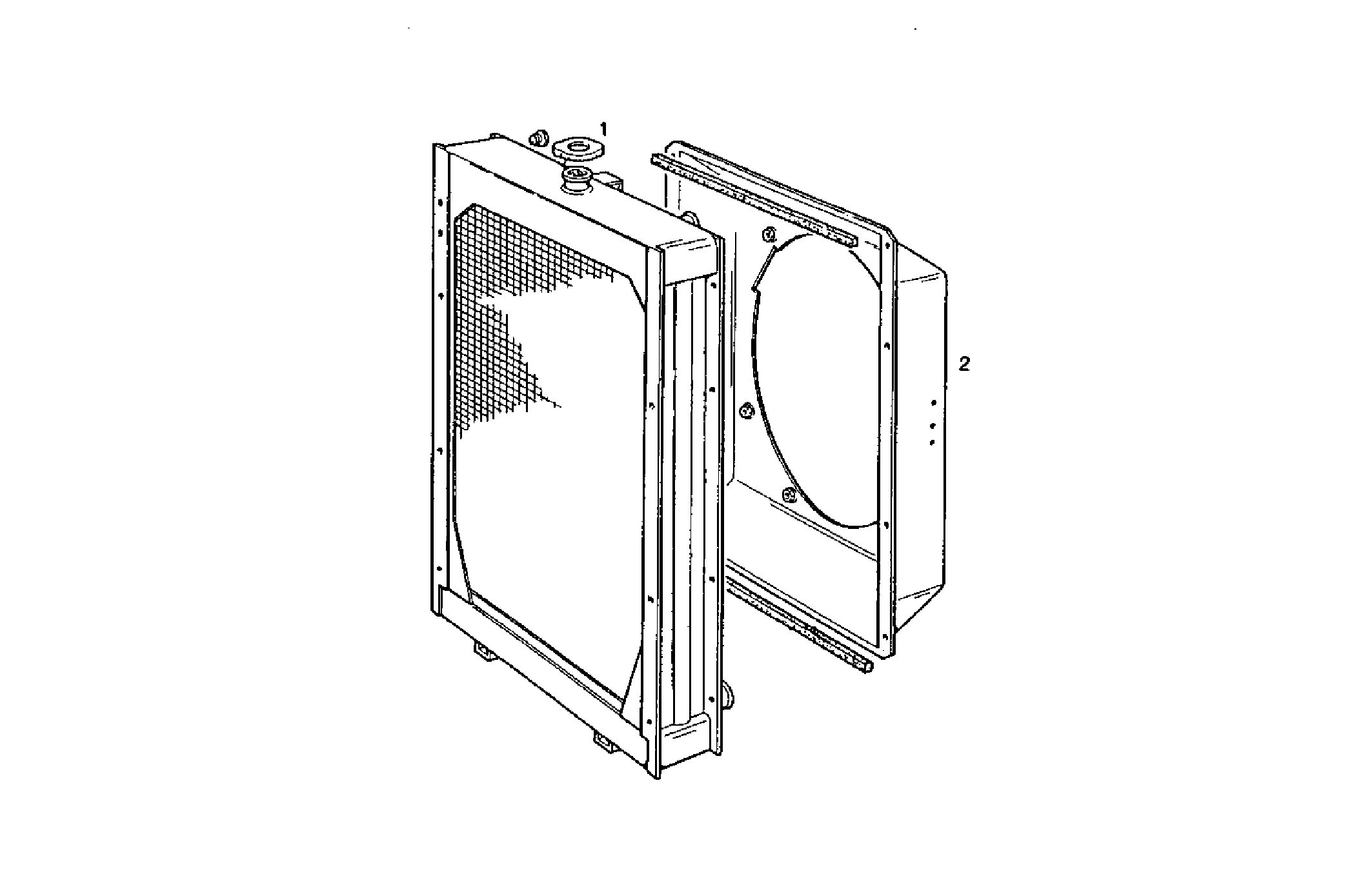 RADIATOR - 8065SE00.00A800 8065SE00 parts diagram