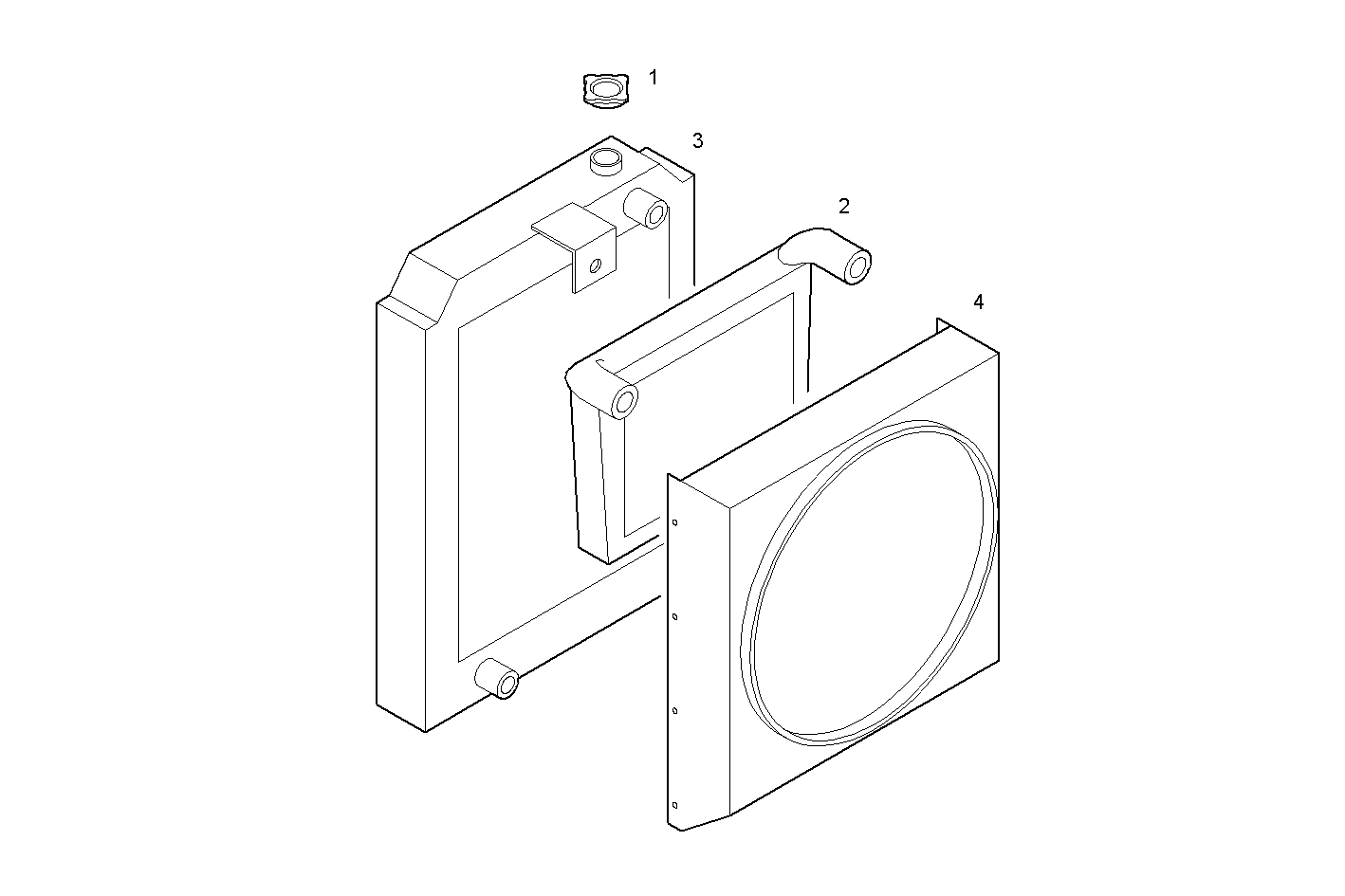 OVERSIZE RADIATOR FOR SETTING TILL MAX POWER - N67MNTX20.00A800 NEF 6 mechanic. - TIER 3 parts diagram