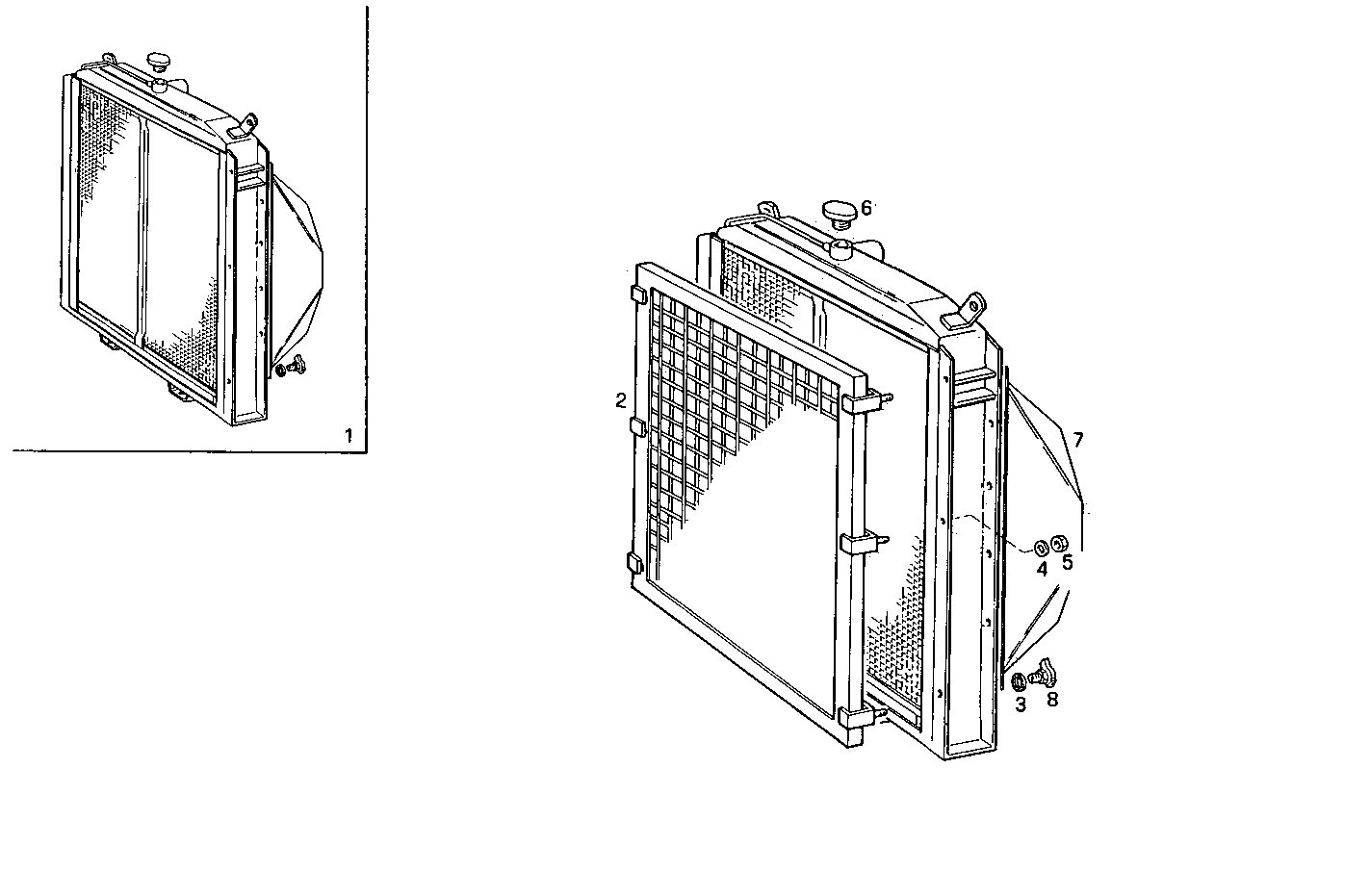 RADIATOR - 8281i03.00 8281I03 parts diagram