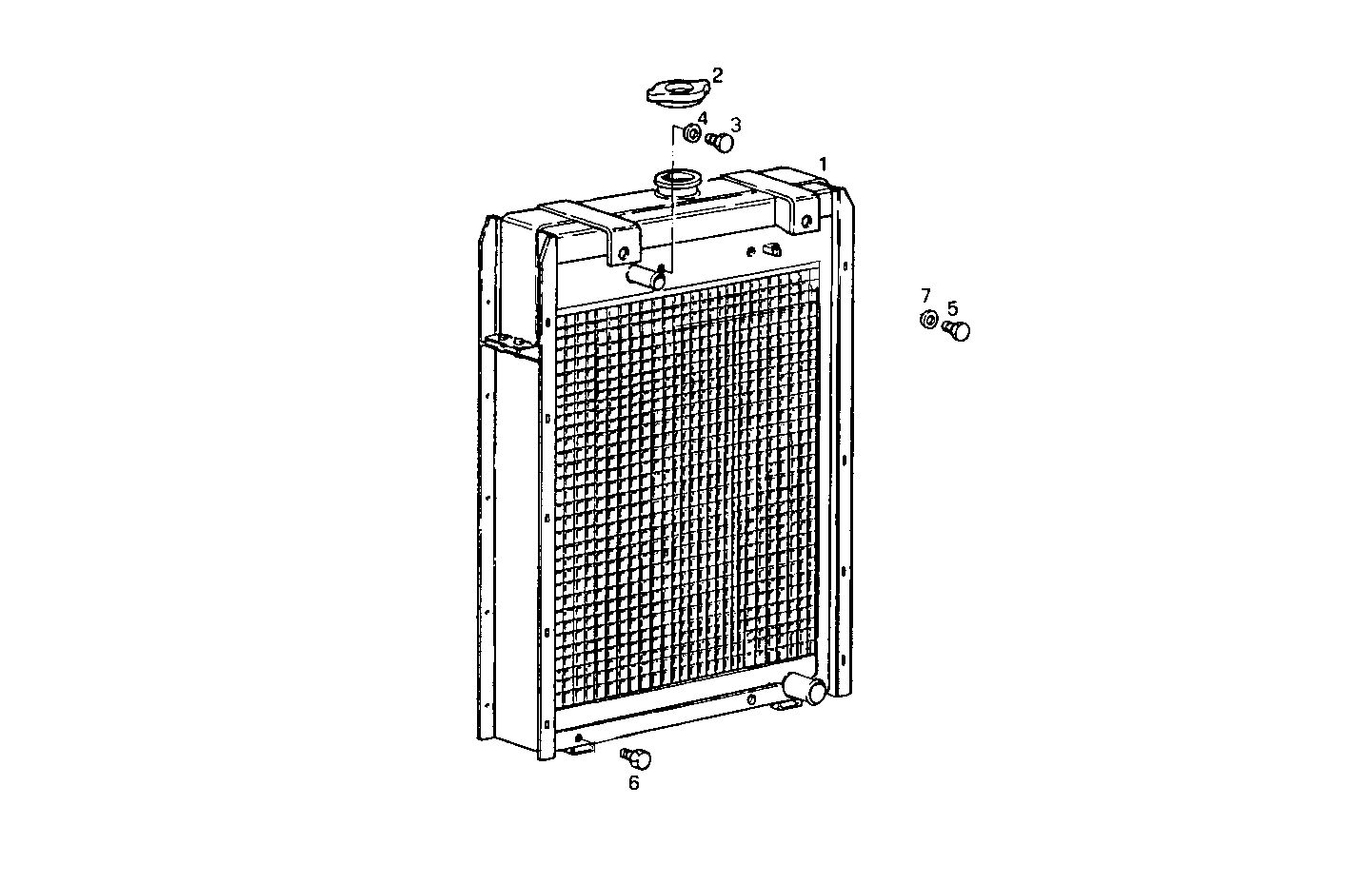 RADIATOR - 8210SRi10.00 8210SRi10 parts diagram