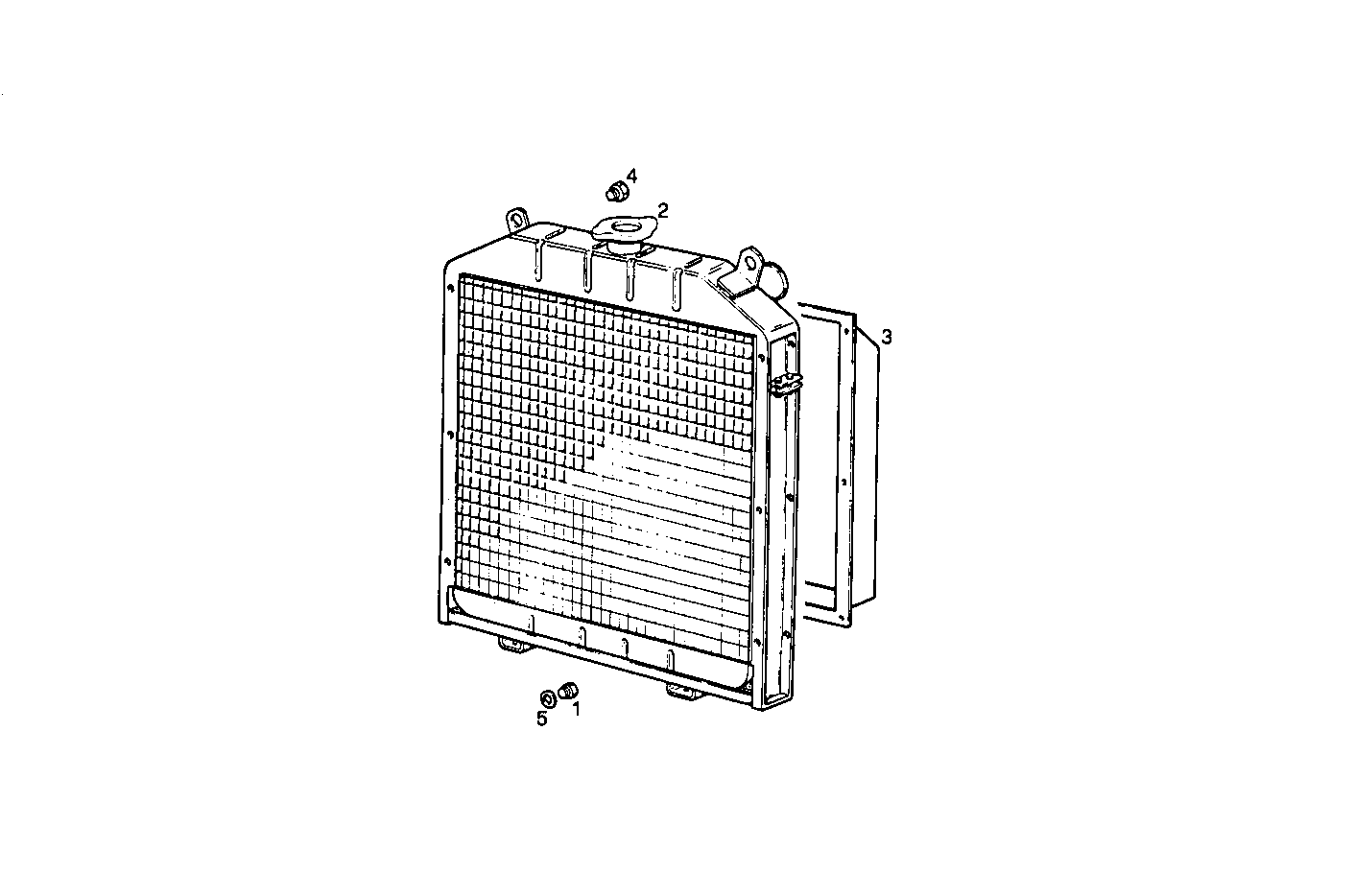 RADIATOR - 8361Si10.00 8361SI10 parts diagram