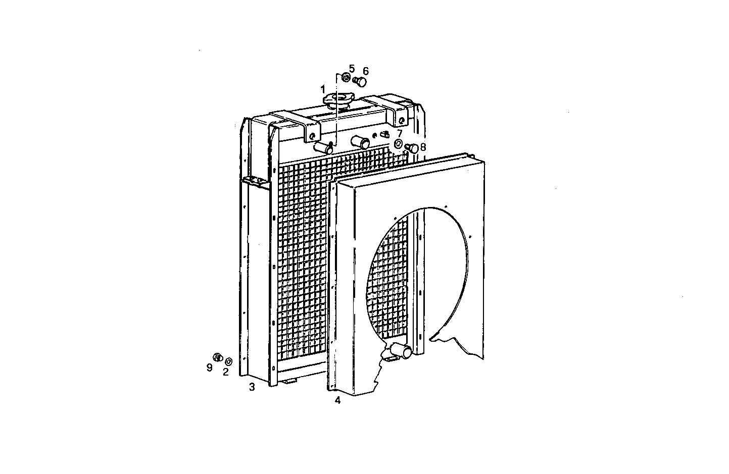 RADIATOR - 8361SRi10.01 8361SRI10 parts diagram