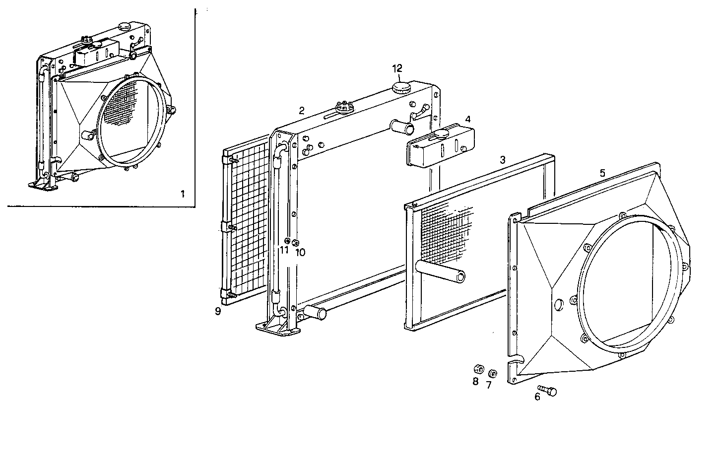 RADIATOR - 8210SRG85.10 8210SRG85 parts diagram