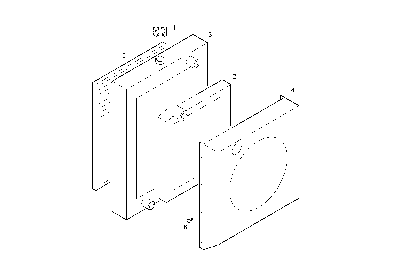 RADIATOR 2 CIRCUITS AIR/WATER (COMPONETS ) - CURSOR13TE1.A559 CURSOR 13 parts diagram