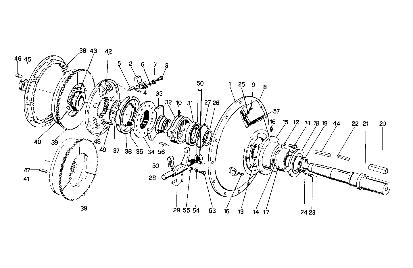 CLUTCH - PU8041i05.05A100 PU8041i05 parts diagram