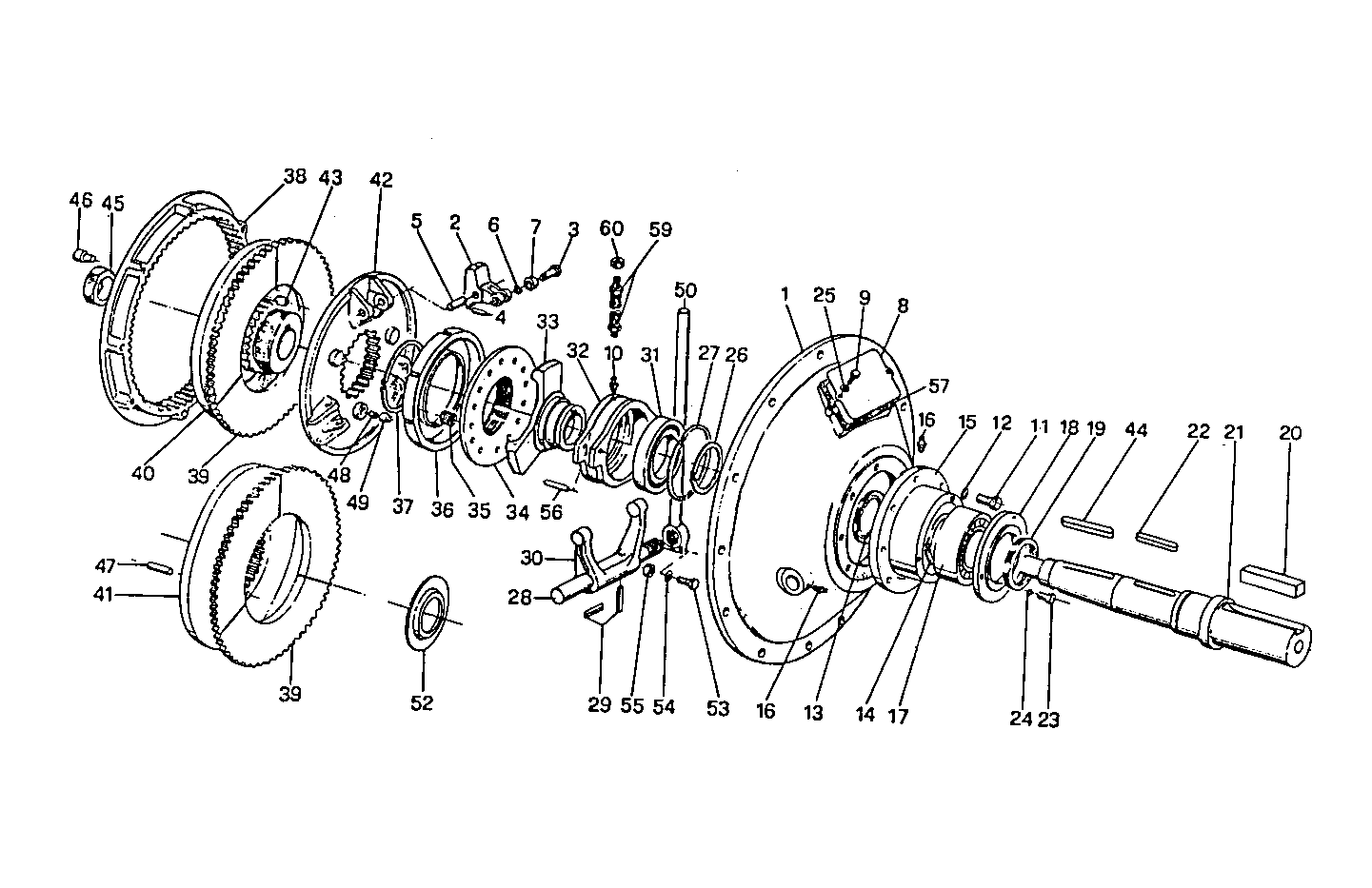 TRIDISC CLUTCH - PU8210SRi10.00A100 PU8210SRi10 parts diagram