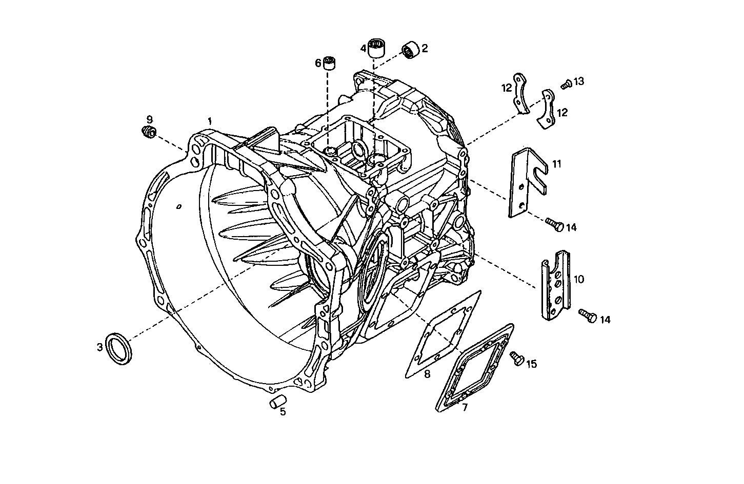 TRANSMISSION - 8140SRC21.00 8140SRC21 parts diagram
