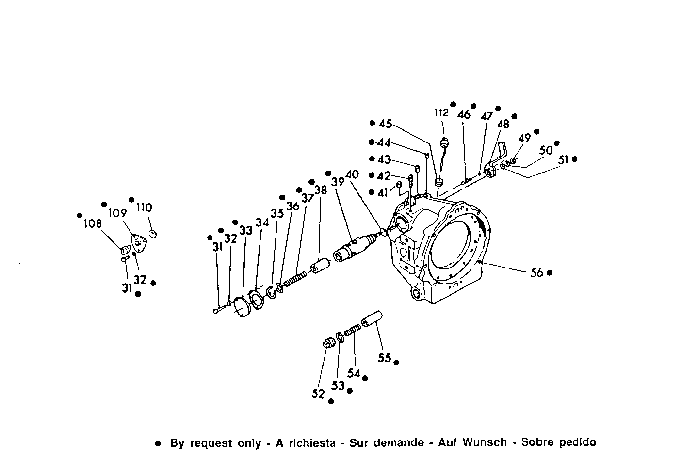 MARINE GEAR - 8041M08.21 8041M08 parts diagram