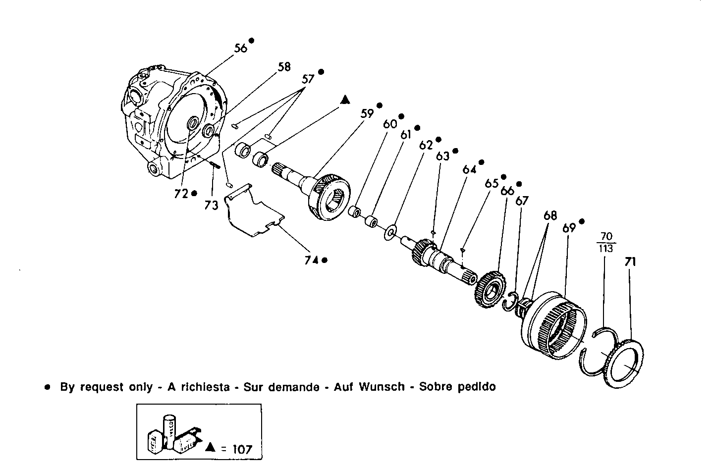 MARINE GEAR - 8041M09.01 8041M09 parts diagram