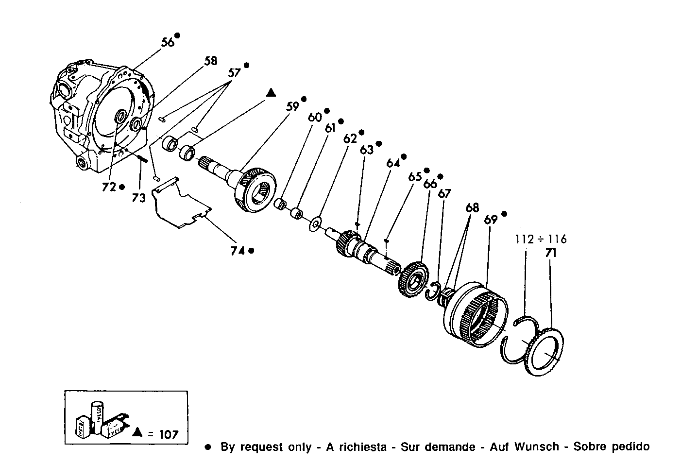 MARINE GEAR - 8061M12.00 8061M12 parts diagram