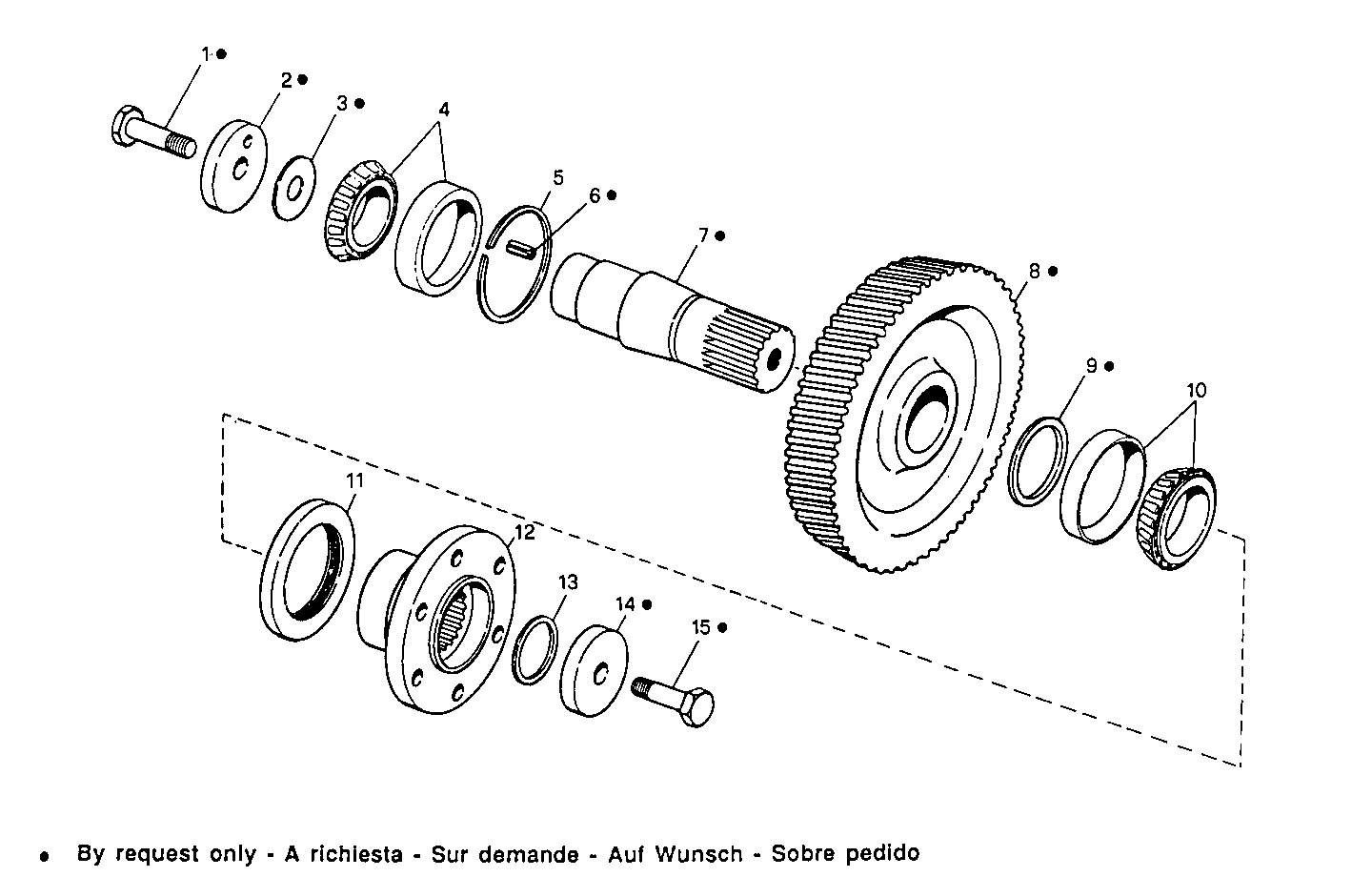 MARINE GEAR - 8061SRM25.12 8061SRM25 parts diagram