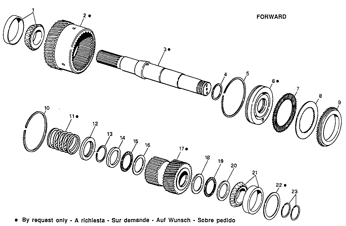 MARINE GEAR - 8060SRM25.11 8060SRM25 parts diagram